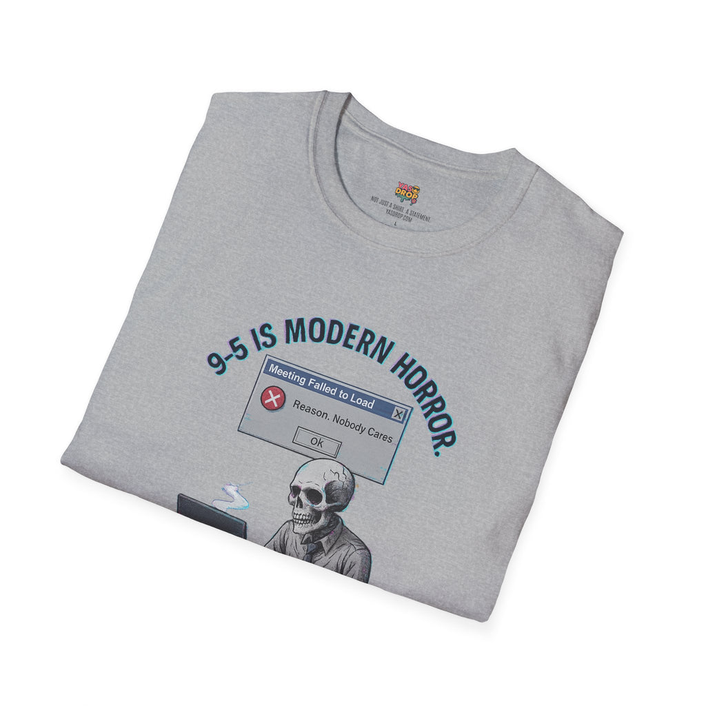 Modern Horror: 9-5 Skeleton Tee