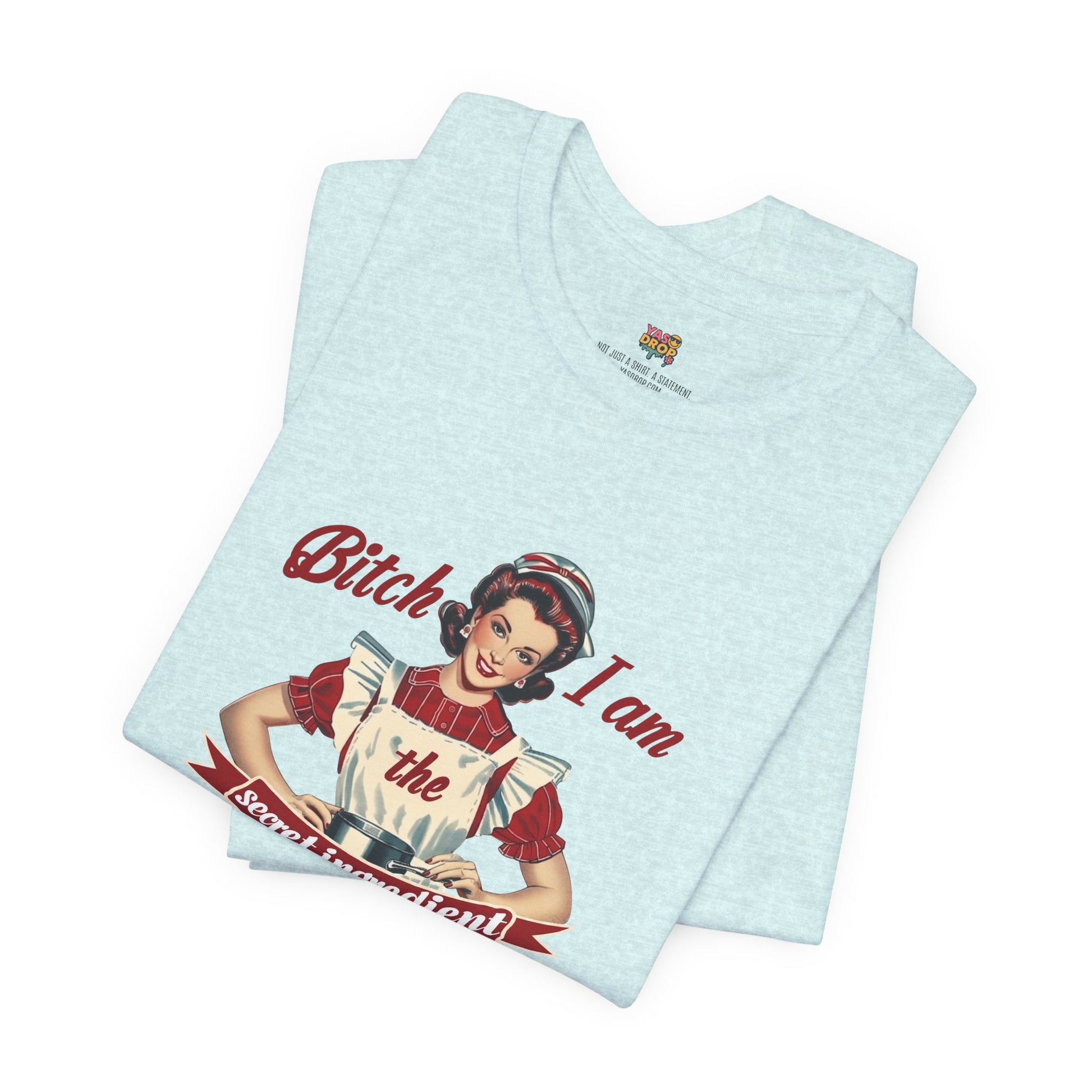 "The Secret Ingredient" Ironic Minimalist Vintage Graphic Tee
