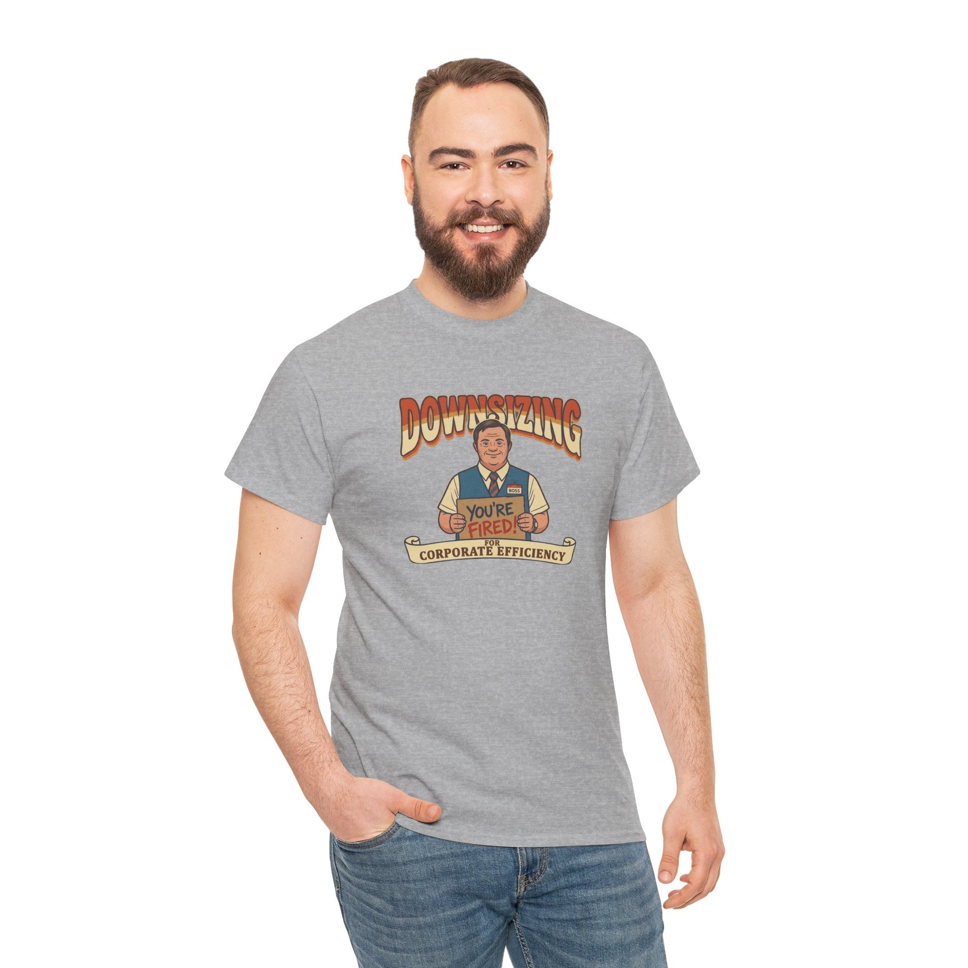 The Great Downsizing Tee - Retro Corporate Meme T-Shirt (iykyk)