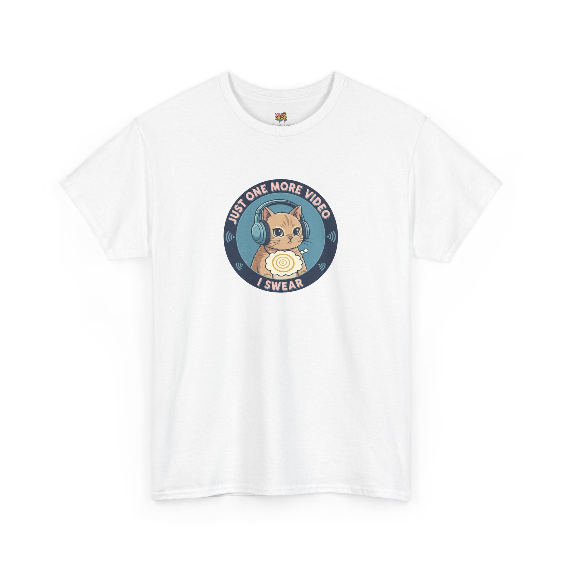 Just One More Video I Swear: Cute Cat Addiction Tee