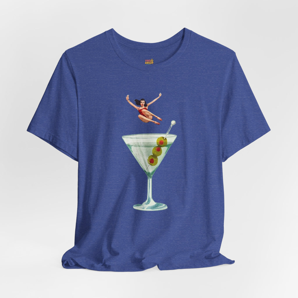 Dirty Martini Girl Graphic Tee - Retro Aesthetic Streetwear T-Shirt