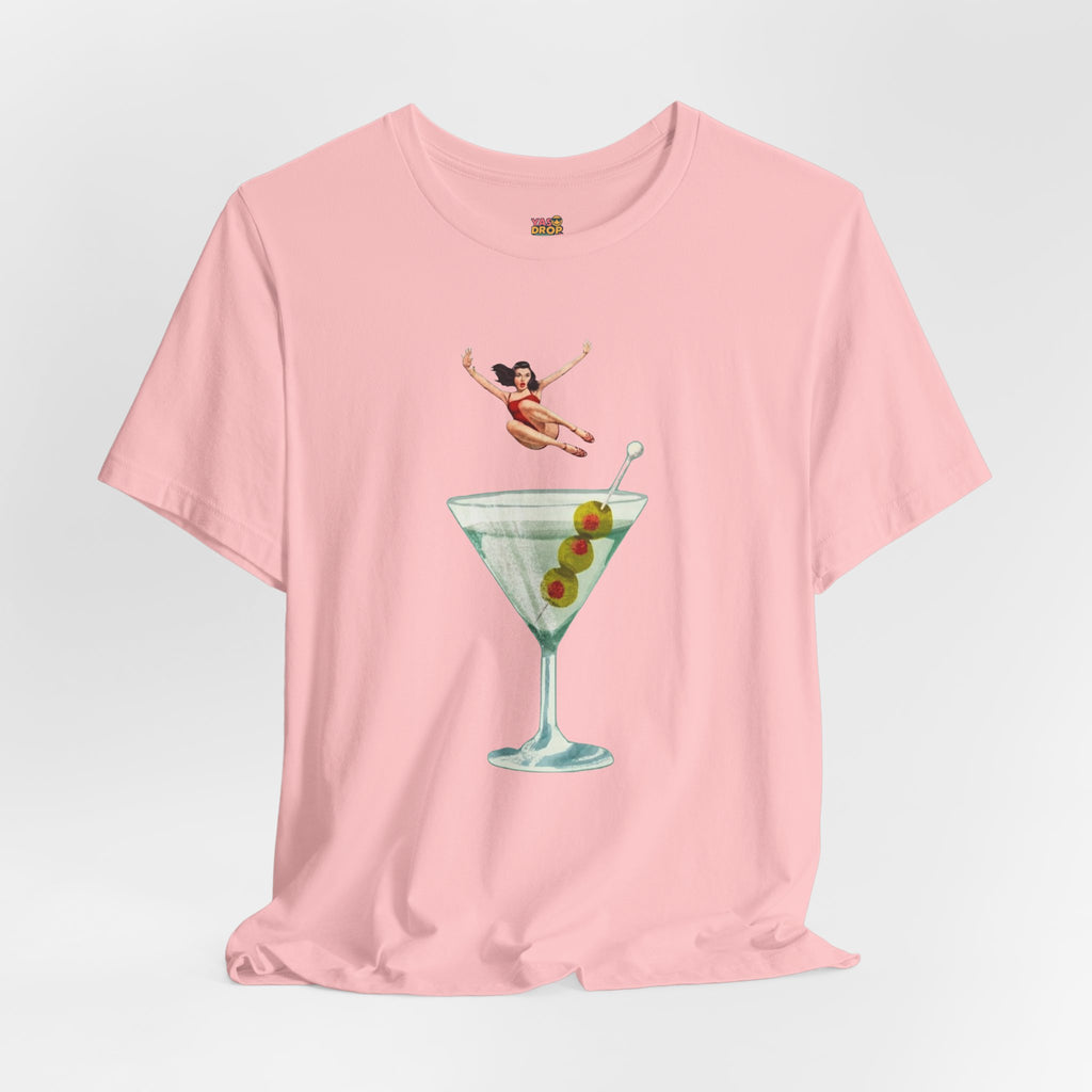 Dirty Martini Girl Graphic Tee - Retro Aesthetic Streetwear T-Shirt