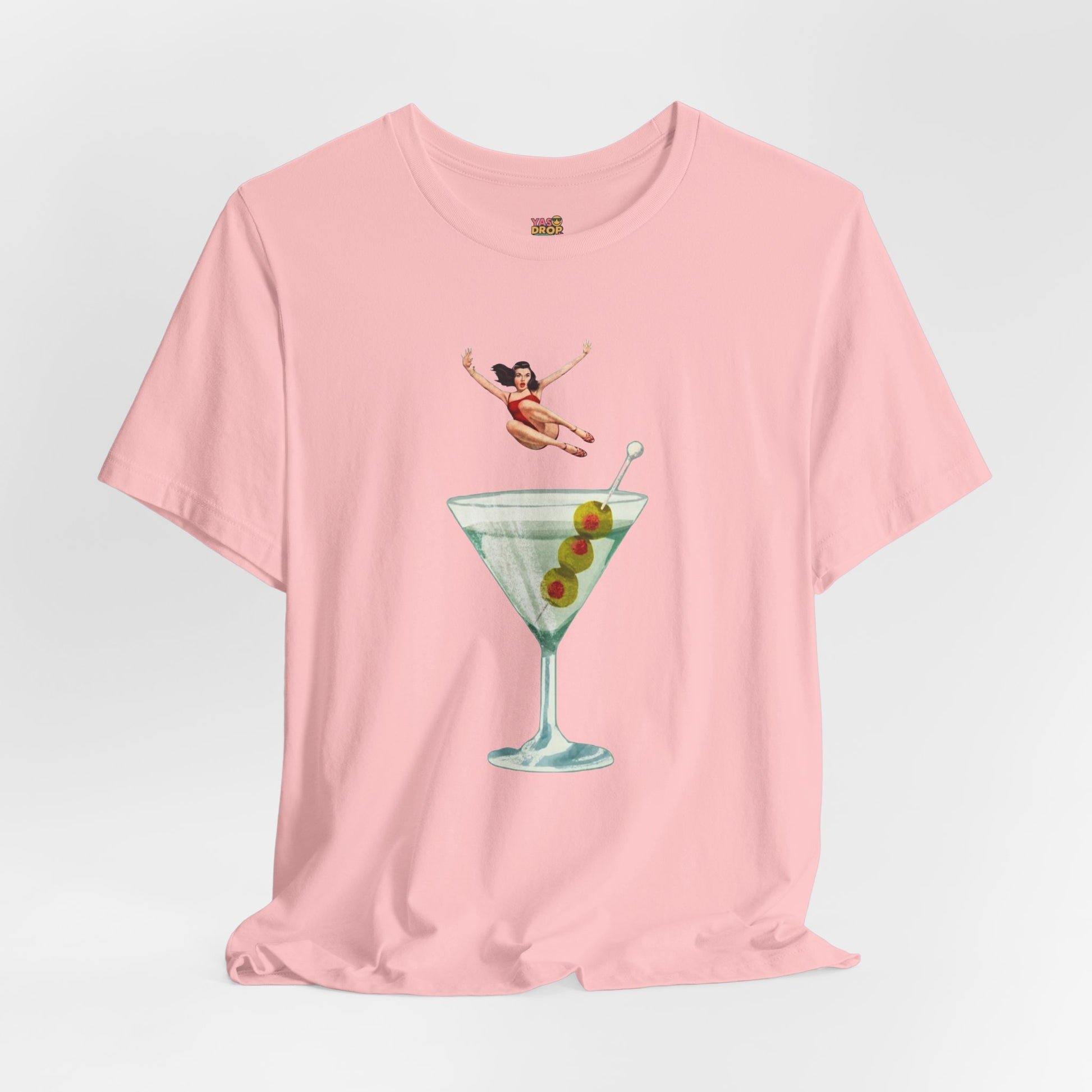 Dirty Martini Girl Graphic Tee - Retro Aesthetic Streetwear T-Shirt
