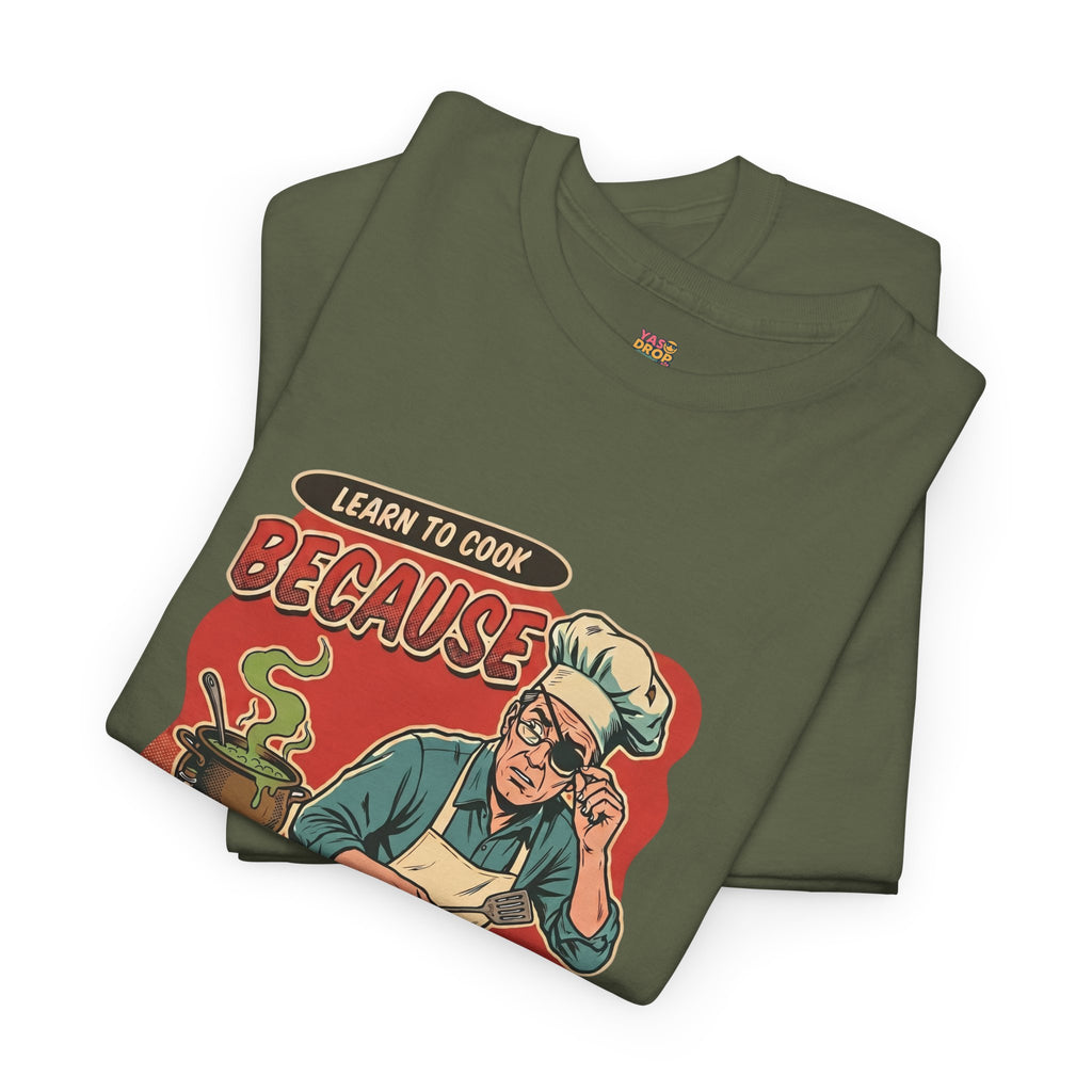 "Future Wife Might Poison Me" Sarcastic Cooking T-Shirt