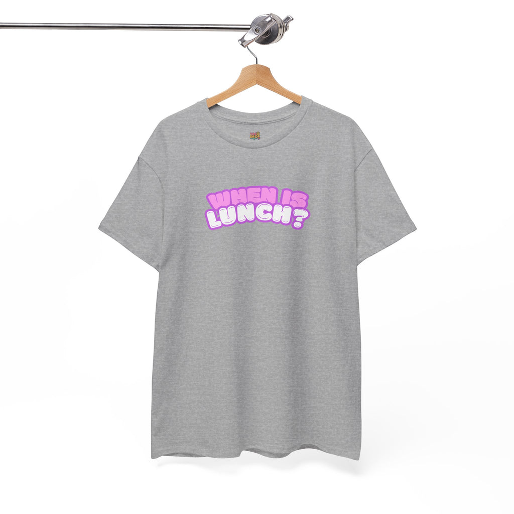 When Is Lunch? - The "Priorities" Heritage T-Shirt