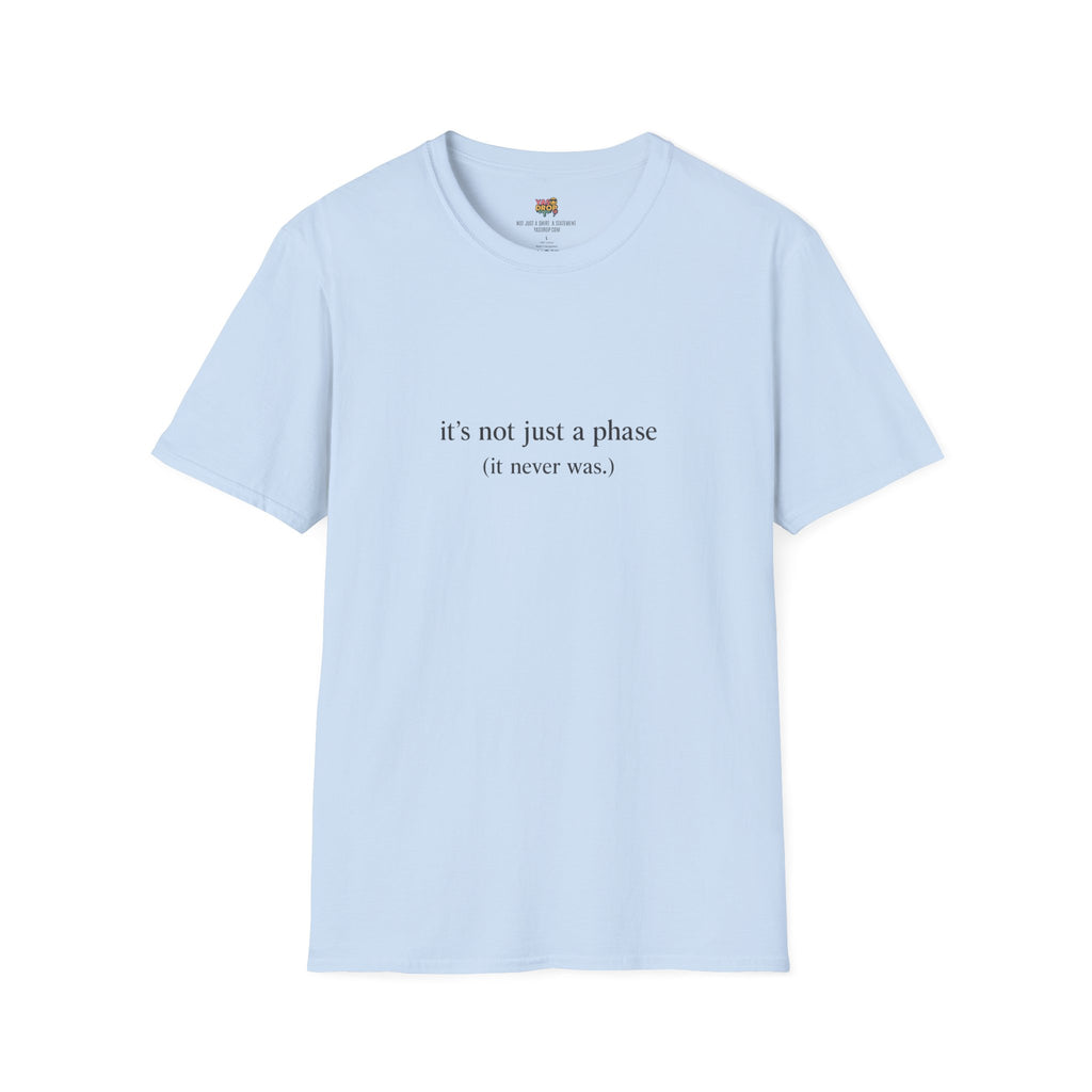 It’s Not Just a Phase T-Shirt – Sadboi Softgirl Aesthetic Tee