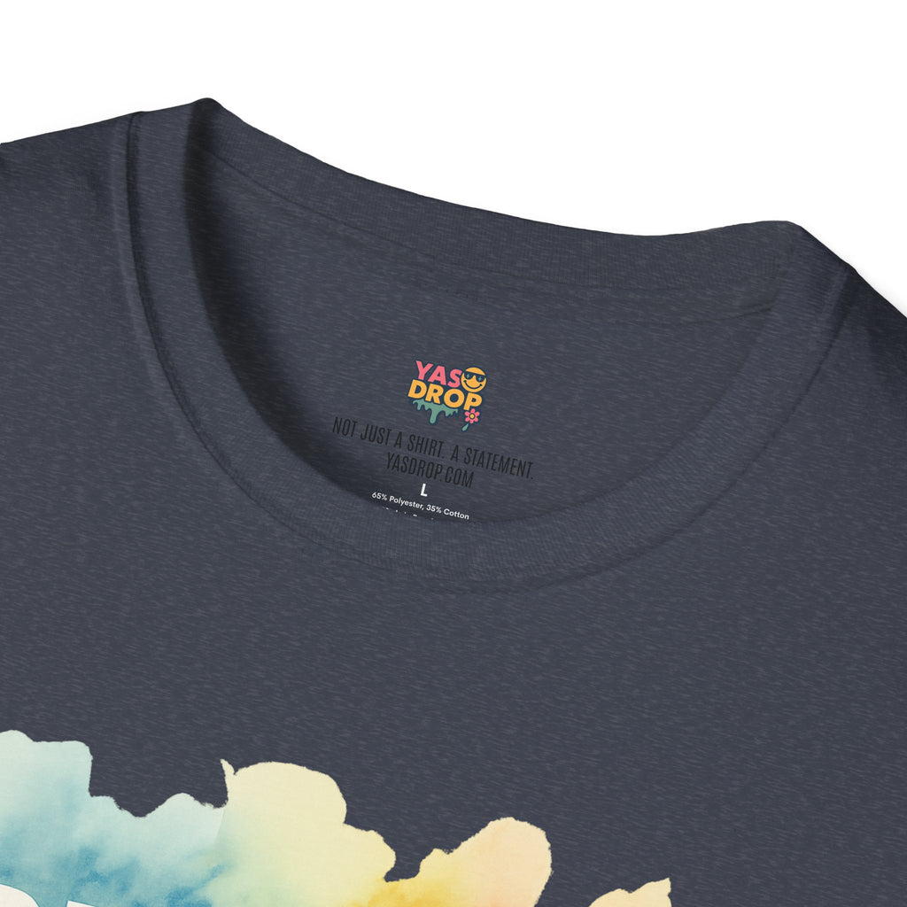 BREATHE – Mixed Media Watercolor Art Tee