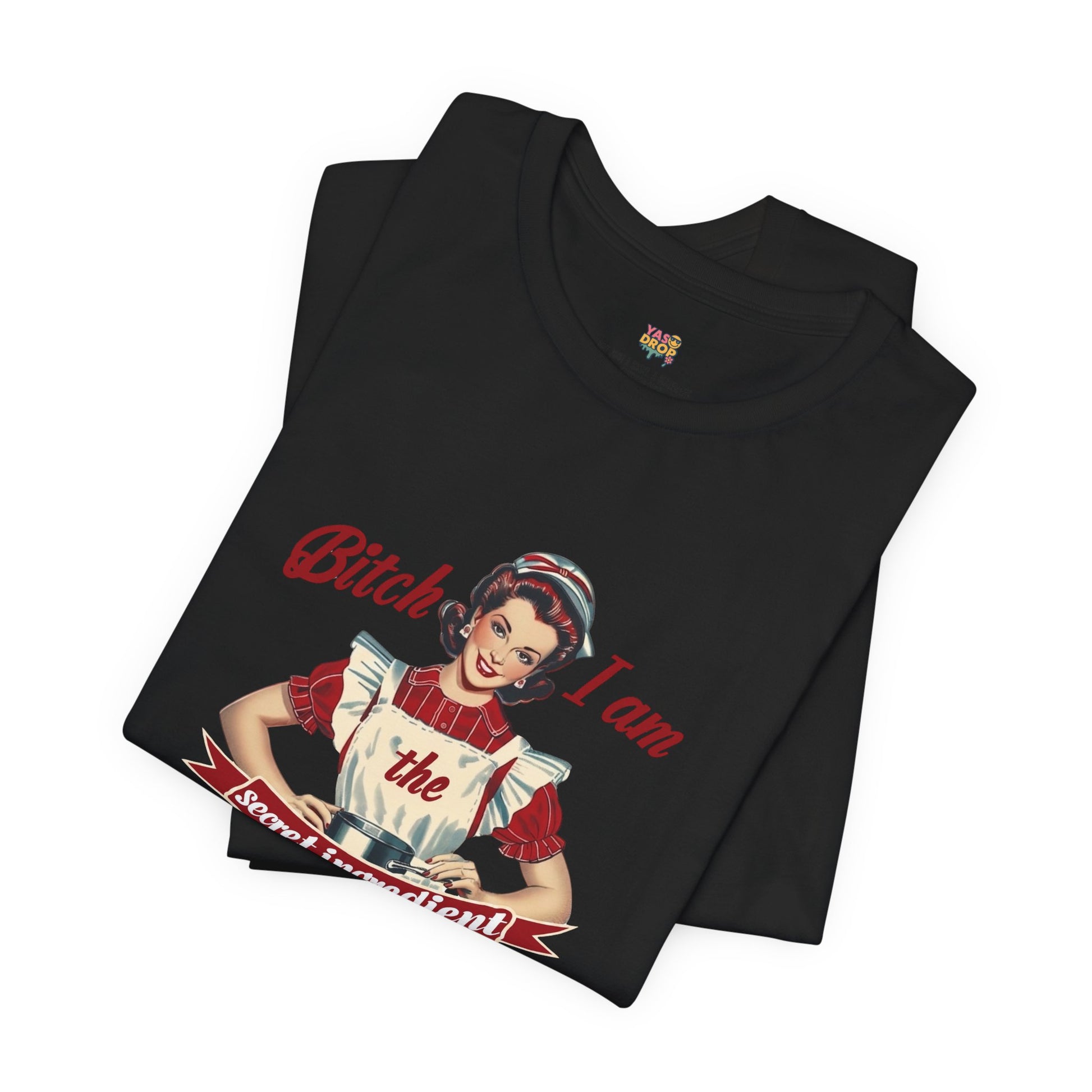 "The Secret Ingredient" Ironic Minimalist Vintage Graphic Tee