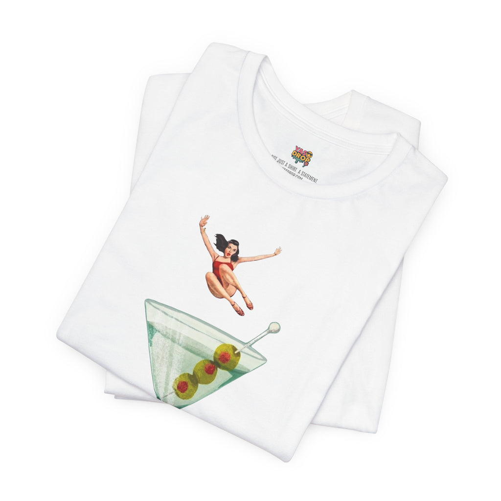 Dirty Martini Girl Graphic Tee - Retro Aesthetic Streetwear T-Shirt
