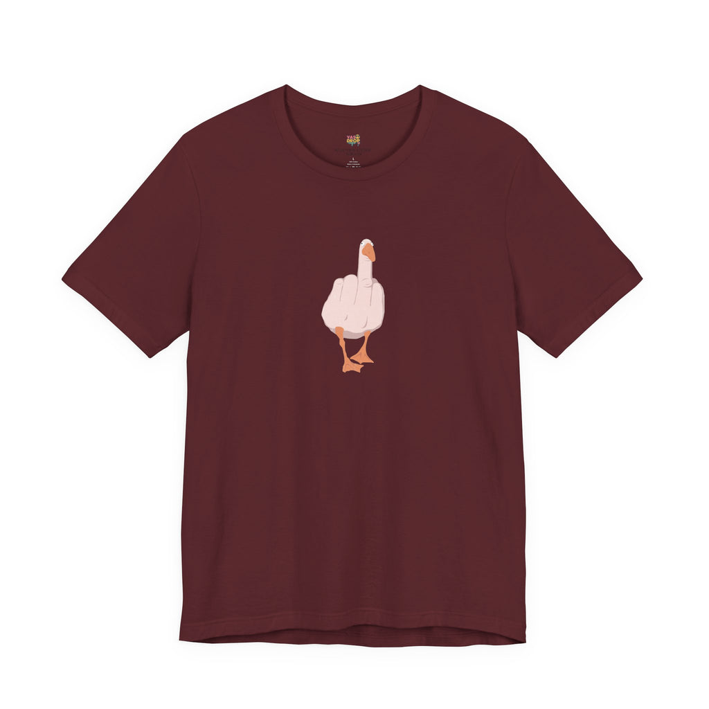 The "Unbothered" Ironic Duck Graphic Tee - Funny Chaotic Streetwear Graphic T-Shirt