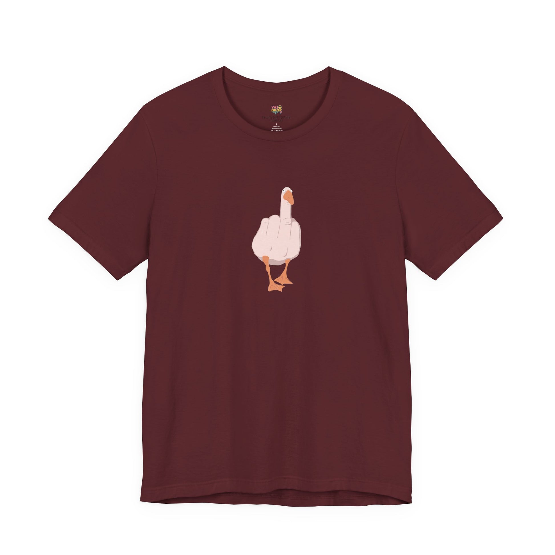 The "Unbothered" Ironic Duck Graphic Tee - Funny Chaotic Streetwear Graphic T-Shirt
