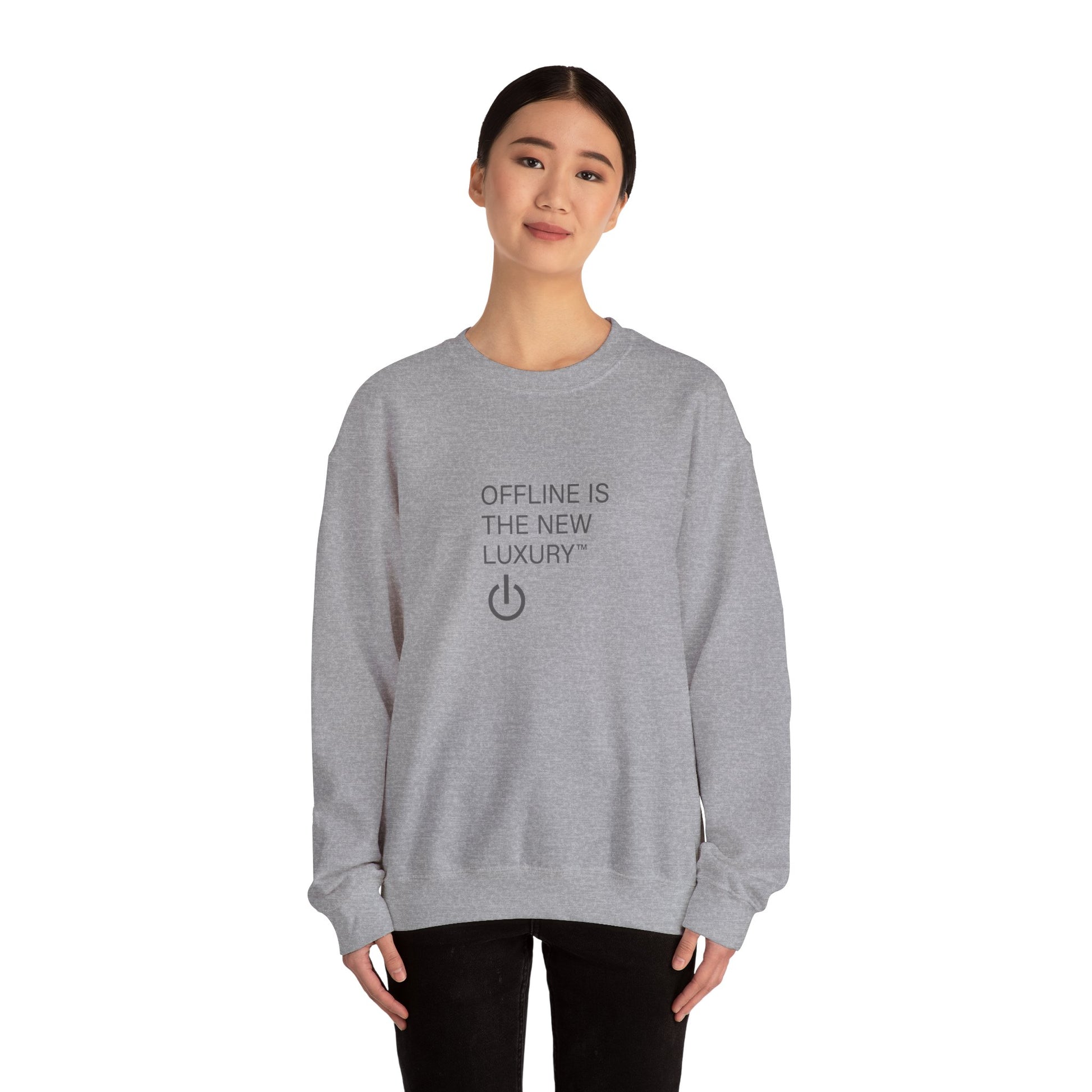 Offline Is The New Luxury Sweatshirt – Minimalist Techwear Statement
