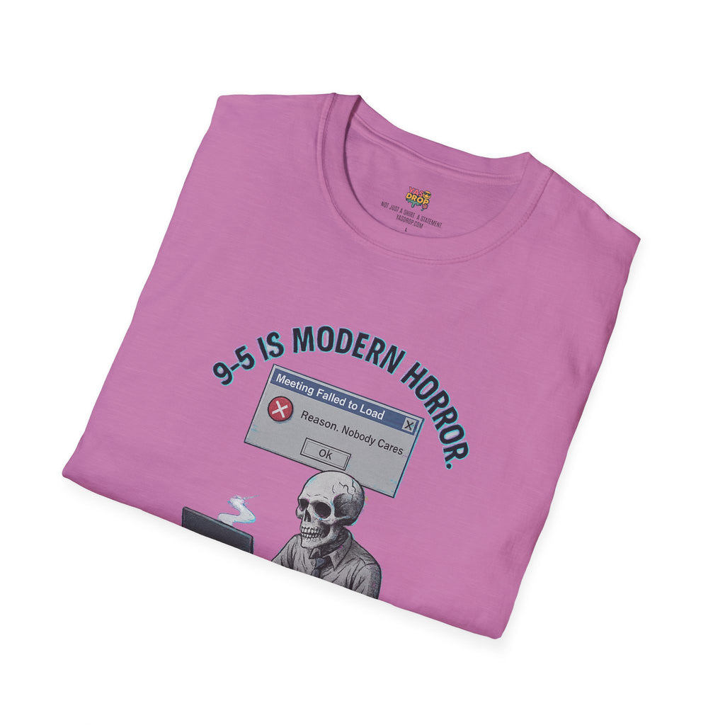 Modern Horror: 9-5 Skeleton Tee