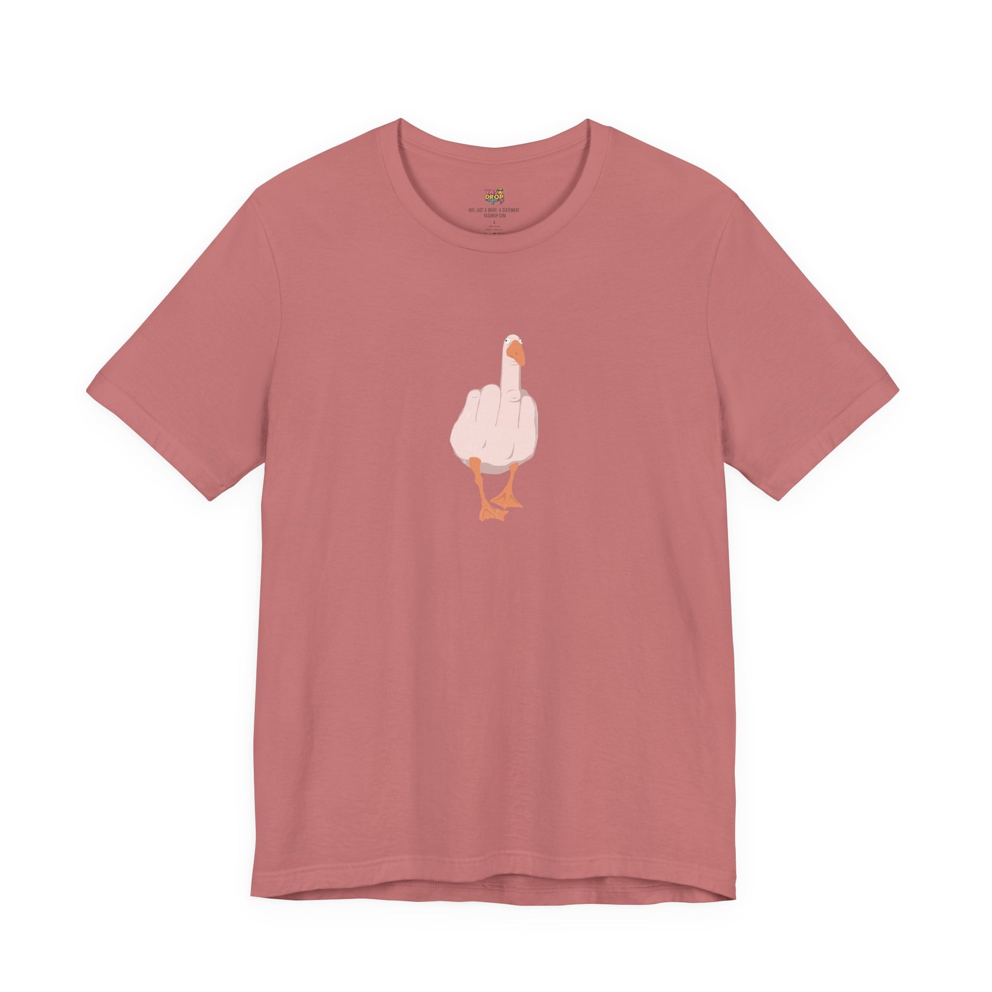The "Unbothered" Ironic Duck Graphic Tee - Funny Chaotic Streetwear Graphic T-Shirt