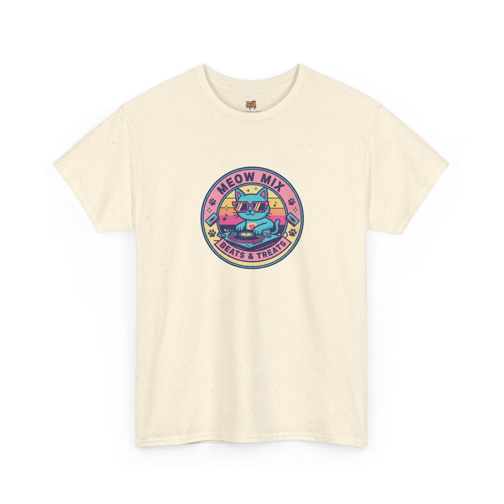 Meow Mix: Beats & Treats Retro DJ Cat Tee