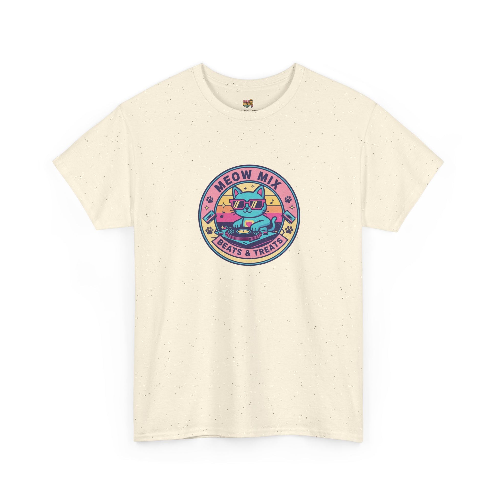 Meow Mix: Beats & Treats Retro DJ Cat Tee