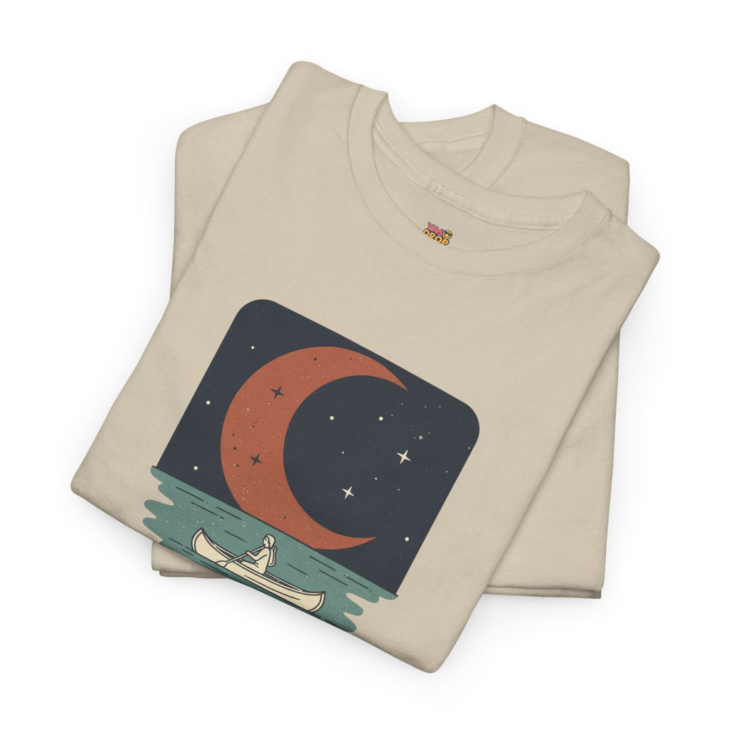 Drift & Dream: Solitude Under the Crescent Moon Tee