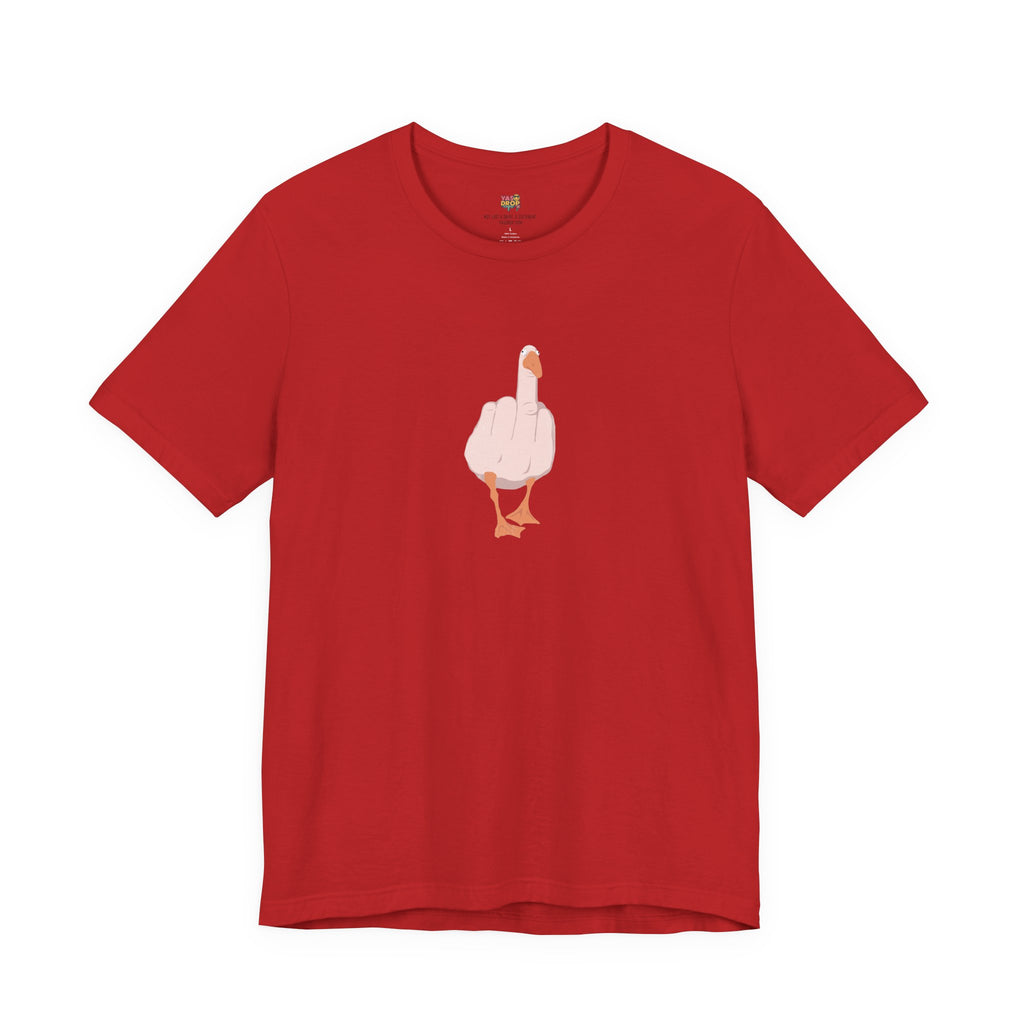 The "Unbothered" Ironic Duck Graphic Tee - Funny Chaotic Streetwear Graphic T-Shirt
