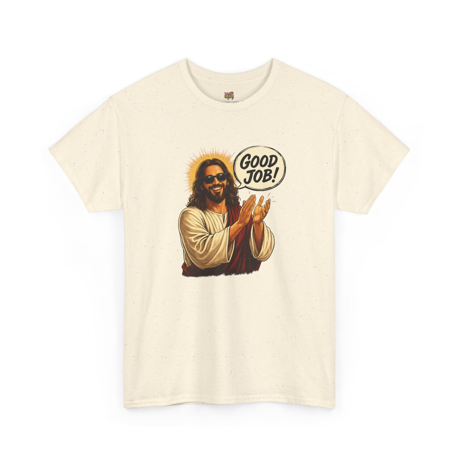 The "Good Job" Savior Graphic Tee – Ironic Streetwear / Retro Aesthetic Unisex Shirt