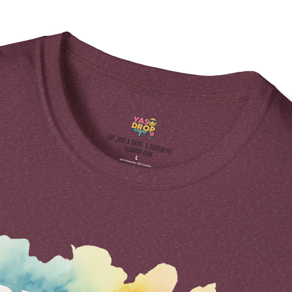 BREATHE – Mixed Media Watercolor Art Tee