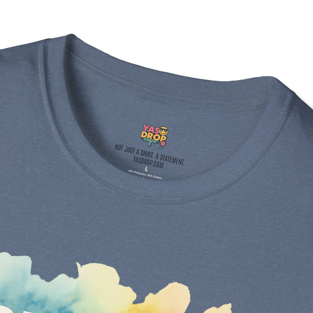 BREATHE – Mixed Media Watercolor Art Tee