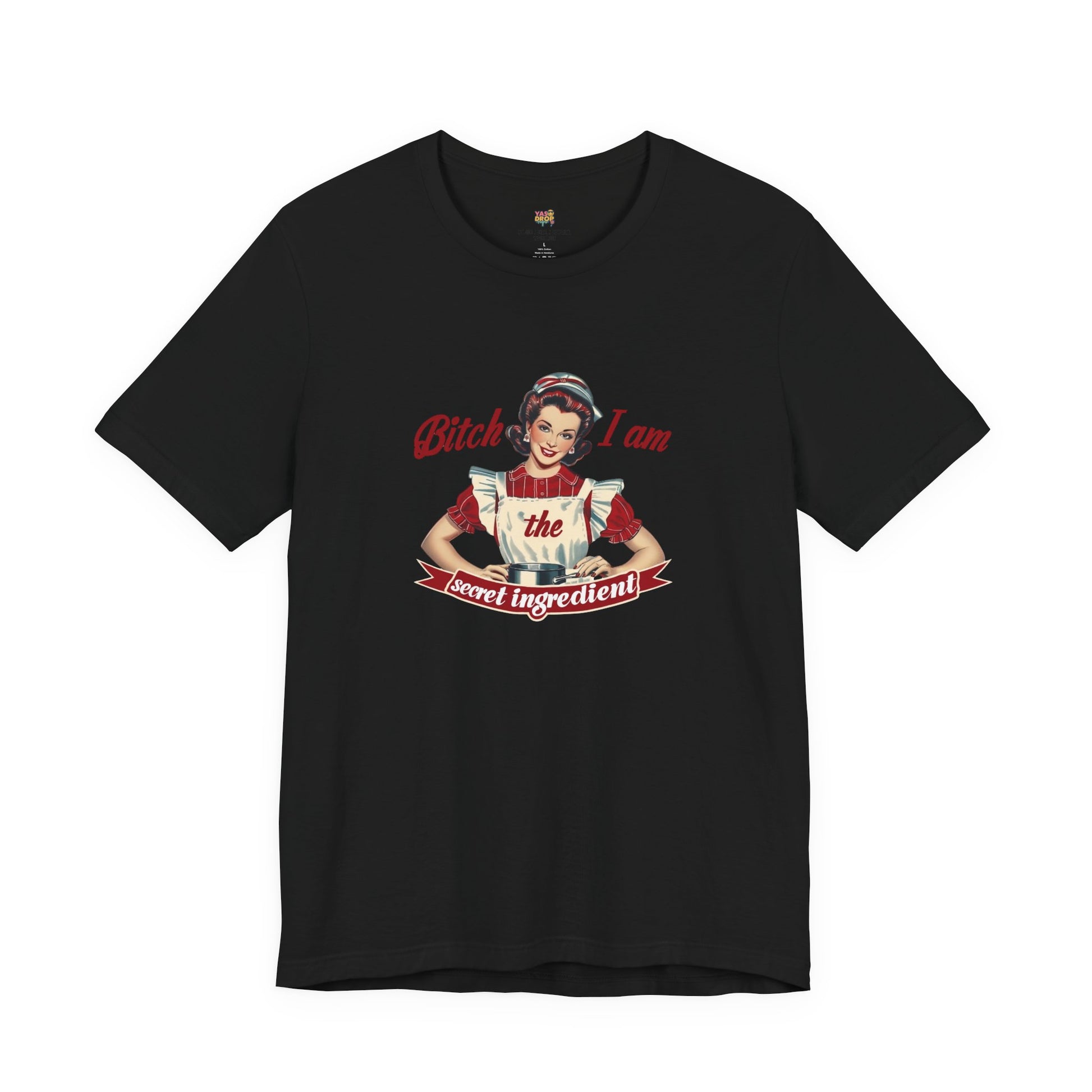 "The Secret Ingredient" Ironic Minimalist Vintage Graphic Tee