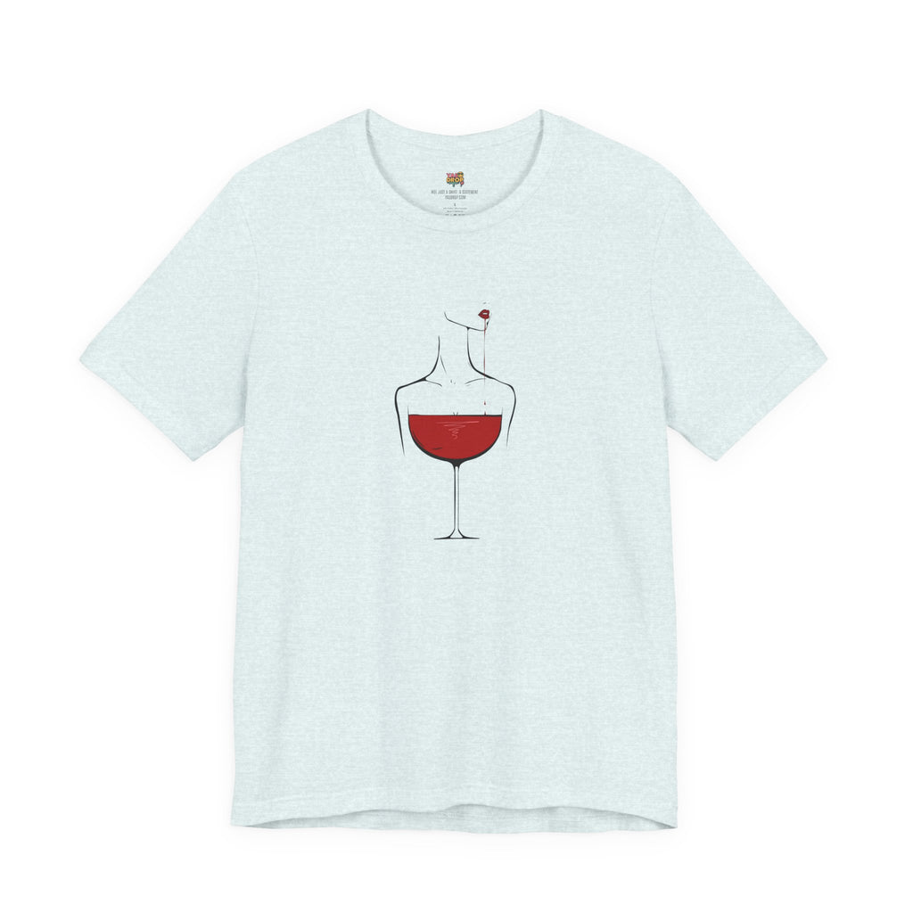 Pour Decisions Premium Graphic Tee – Minimalist Wine Aesthetic Streetwear