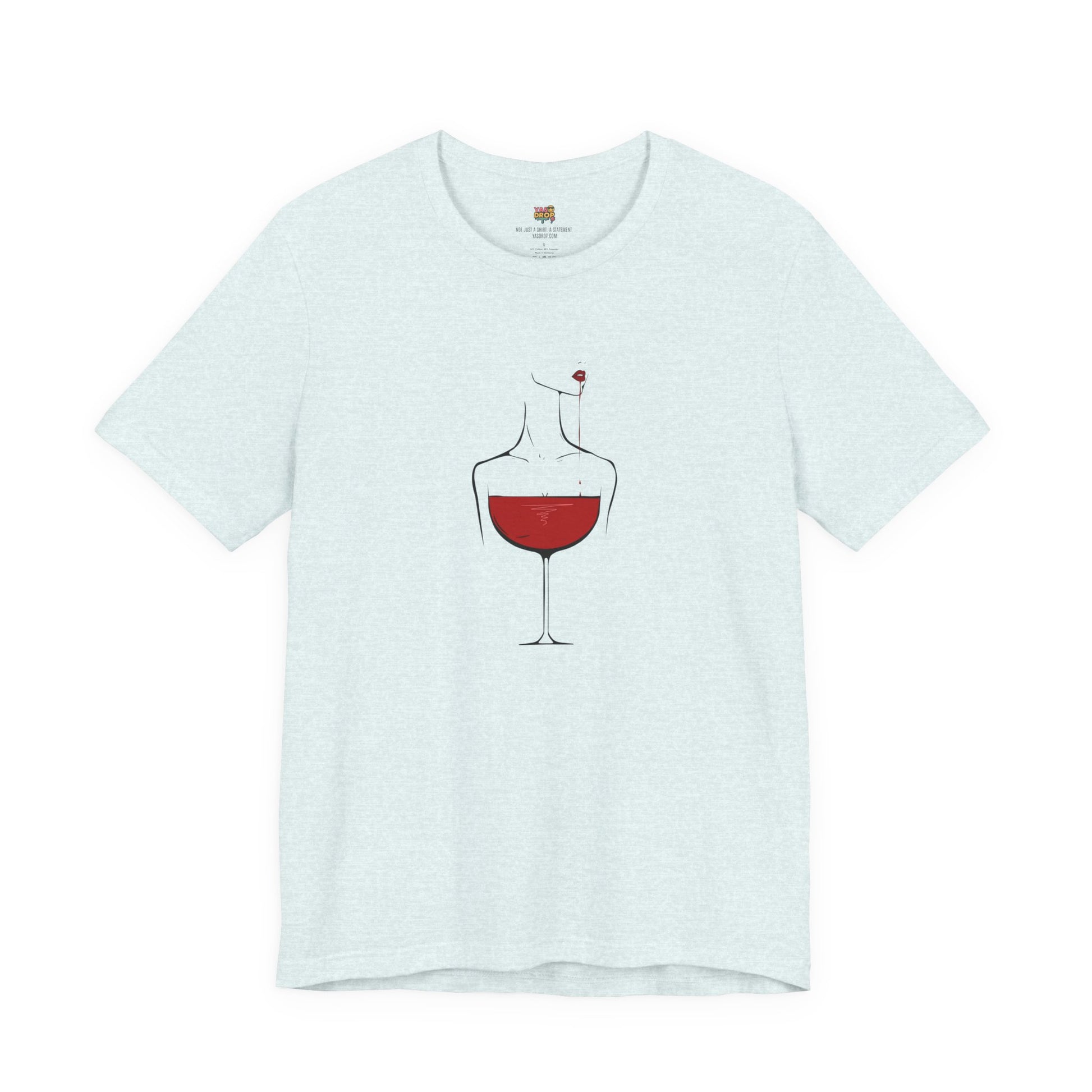 Pour Decisions Premium Graphic Tee – Minimalist Wine Aesthetic Streetwear