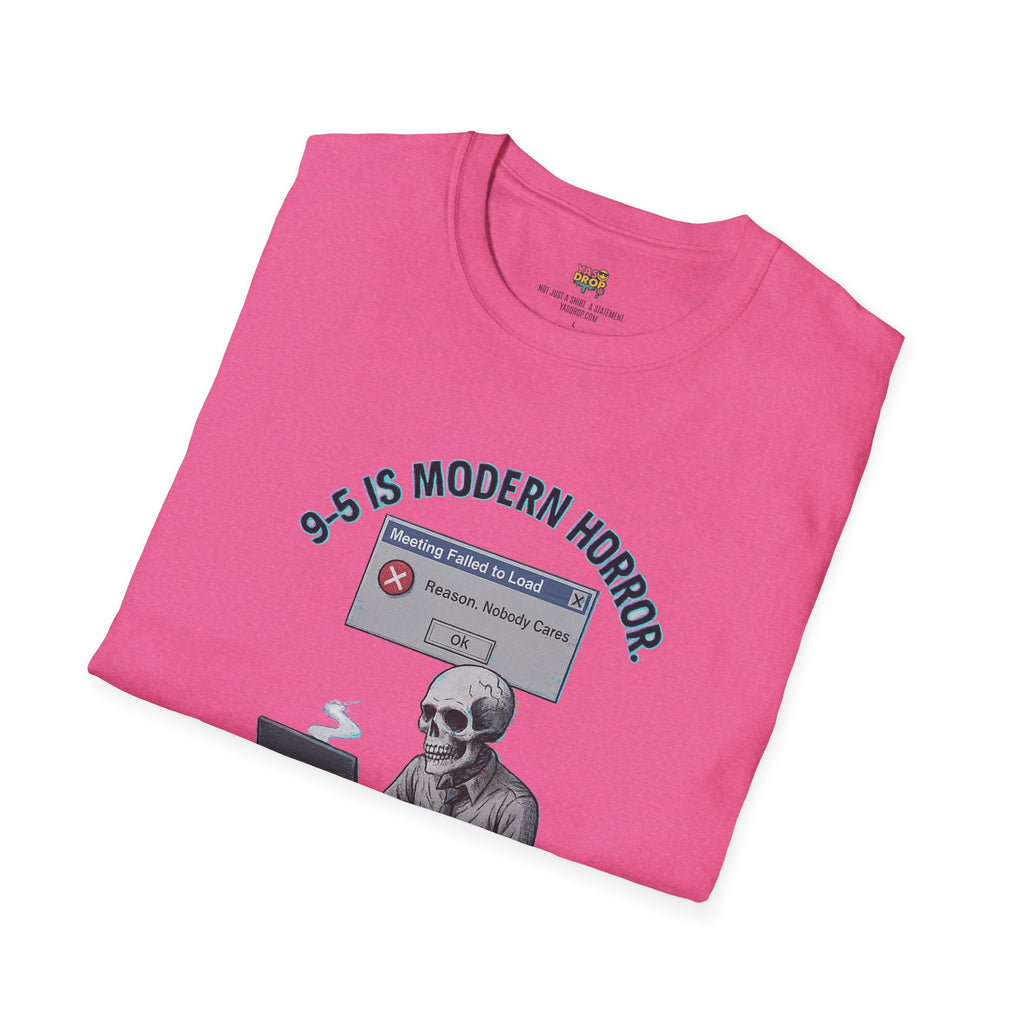 Modern Horror: 9-5 Skeleton Tee