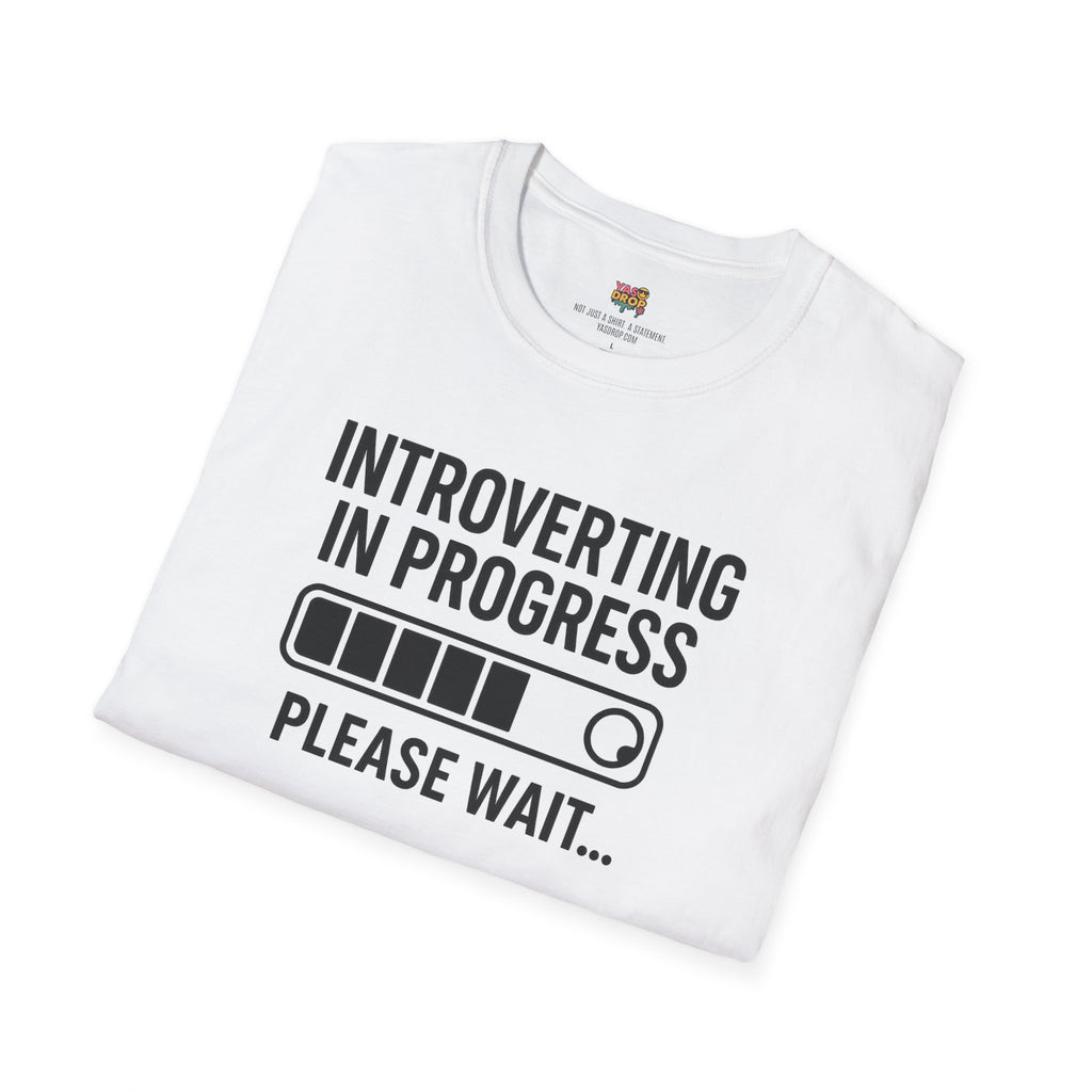 Introverting in Progress – Loading Bar Tee