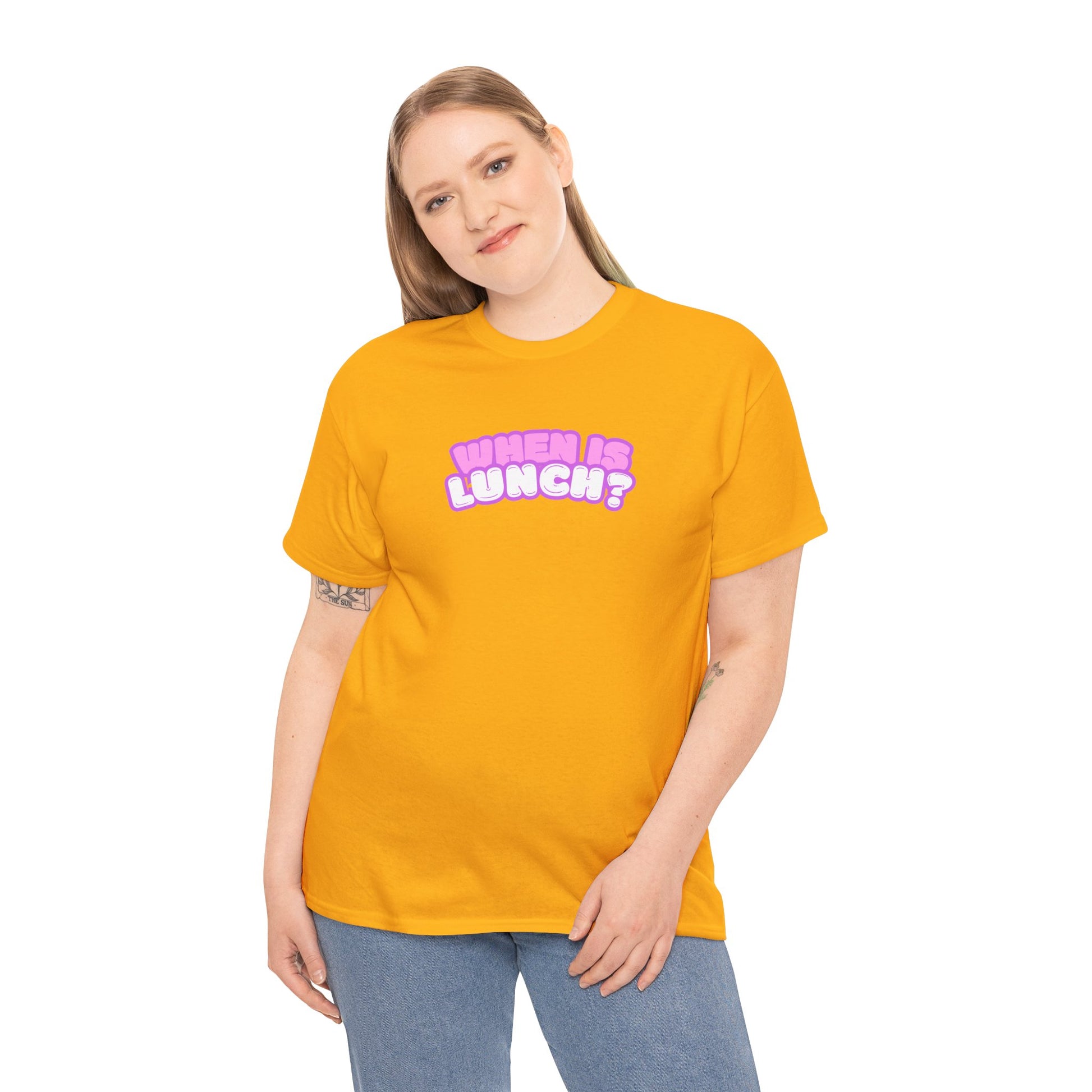 When Is Lunch? - The "Priorities" Heritage T-Shirt