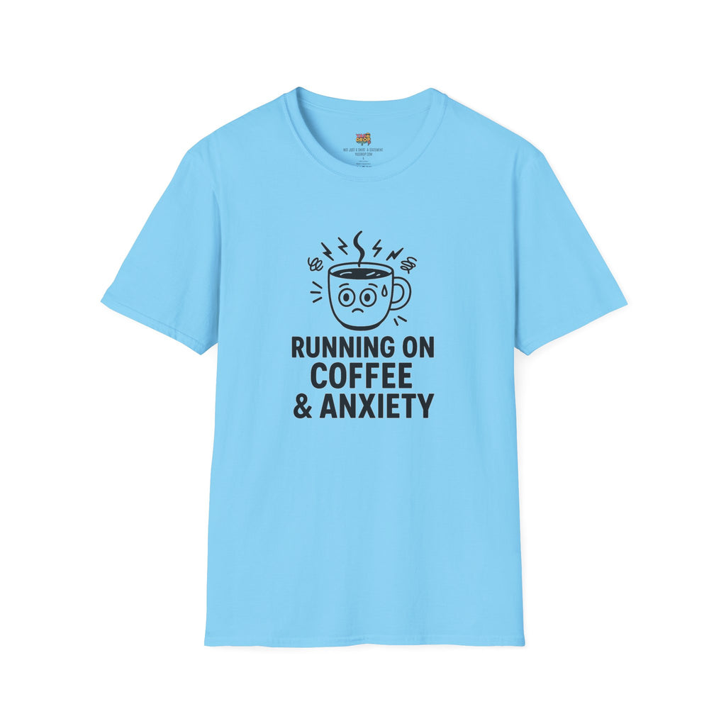 RUNNING ON COFFEE & ANXIETY TEE