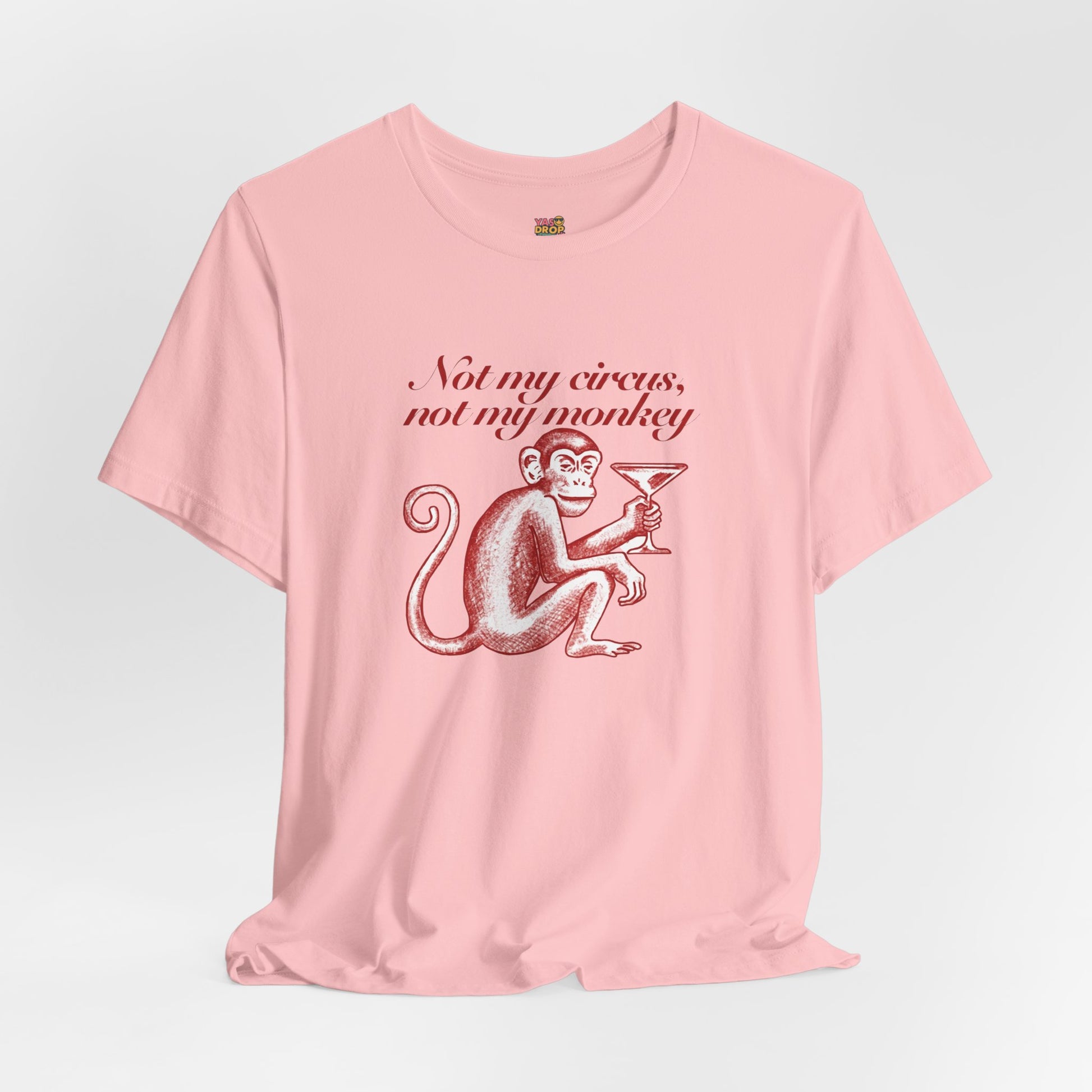 Not My Circus Not My Monkey Graphic Tee - Ironic Vintage Streetwear T-Shirt
