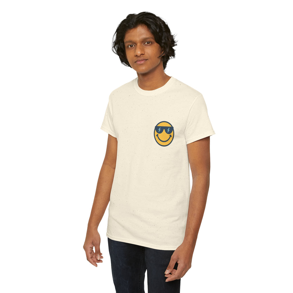 The YASDROP Smiley Swirl Tee