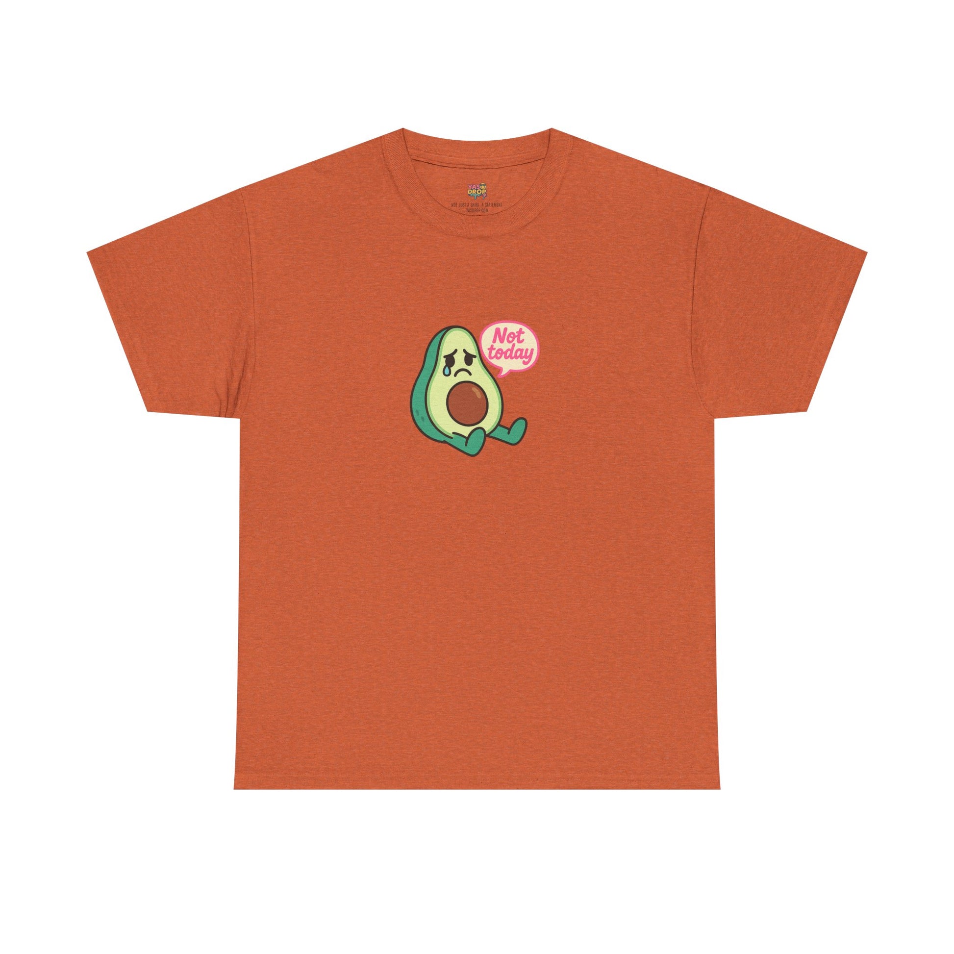 Not Today Avocado T-Shirt – Sad But Still Cute