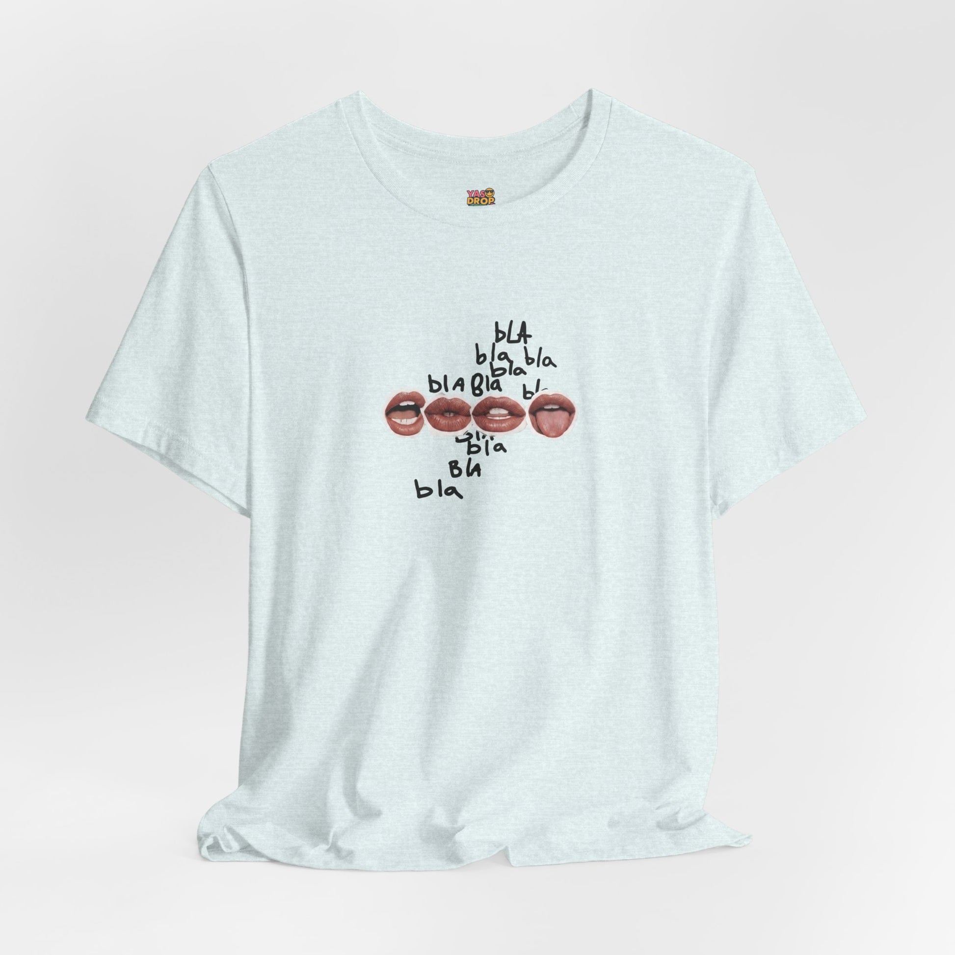 "Bla Bla Bla" Graphic Tee – Ironic Minimalism Streetwear T-Shirt