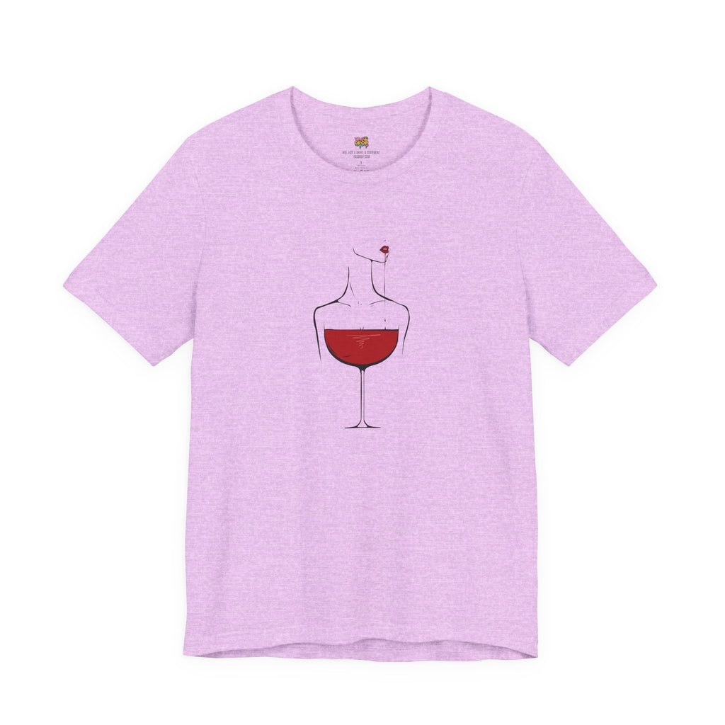 Pour Decisions Premium Graphic Tee – Minimalist Wine Aesthetic Streetwear