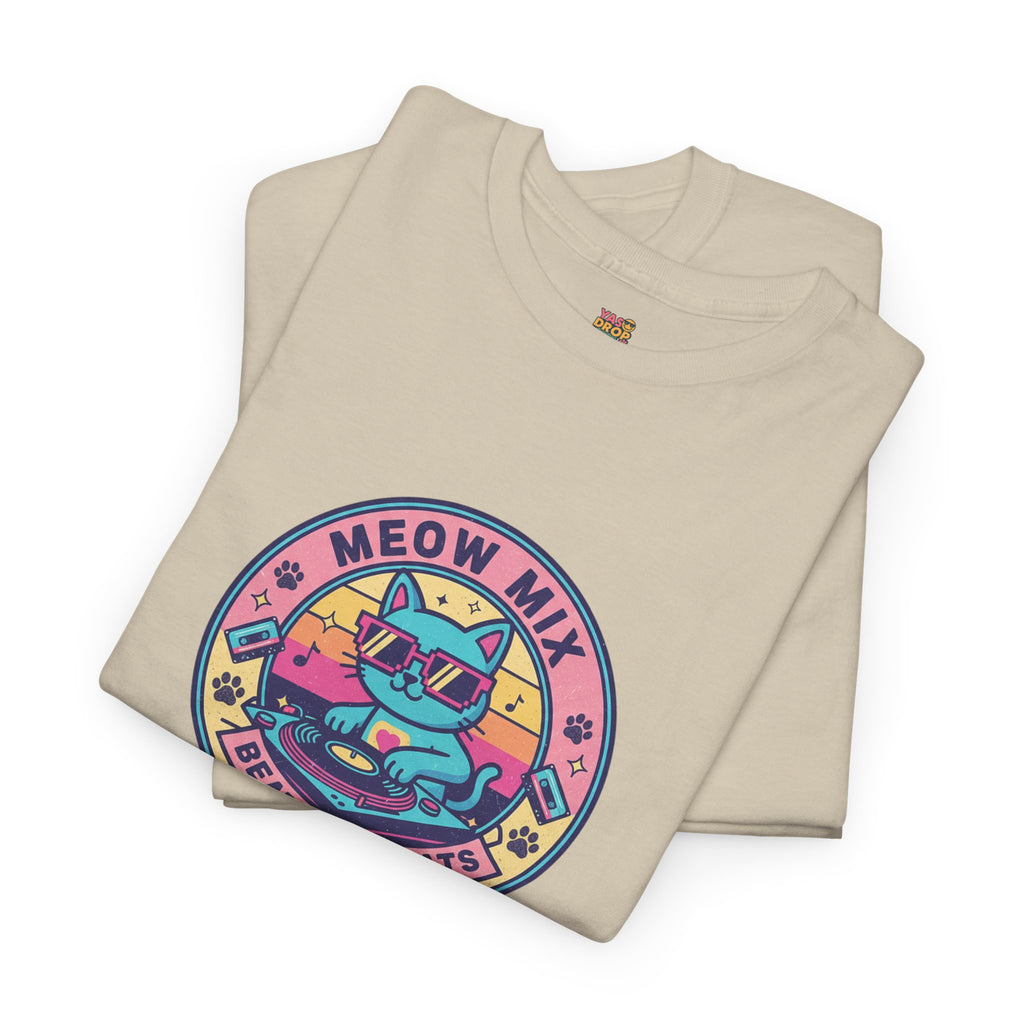 Meow Mix: Beats & Treats Retro DJ Cat Tee
