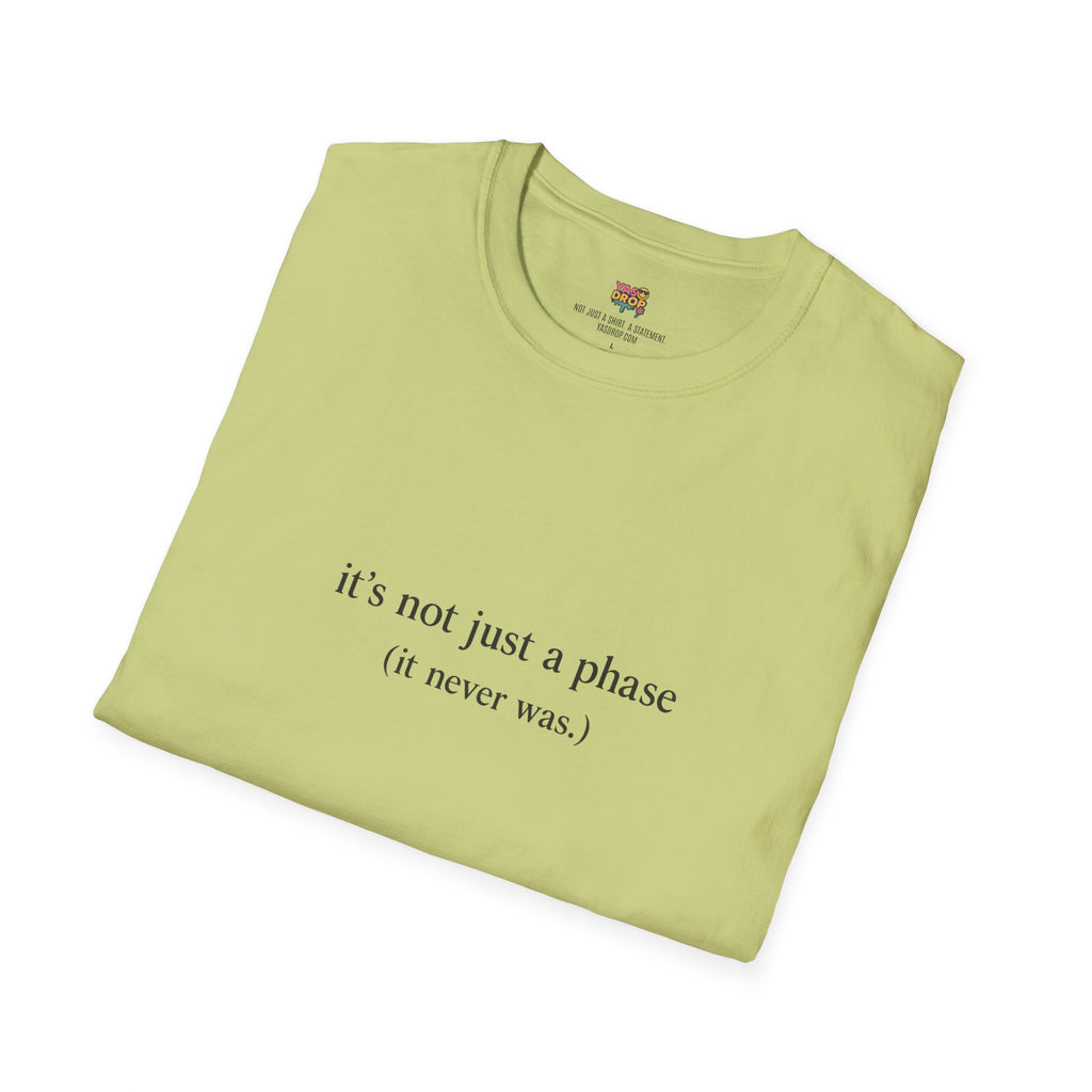 It’s Not Just a Phase T-Shirt – Sadboi Softgirl Aesthetic Tee