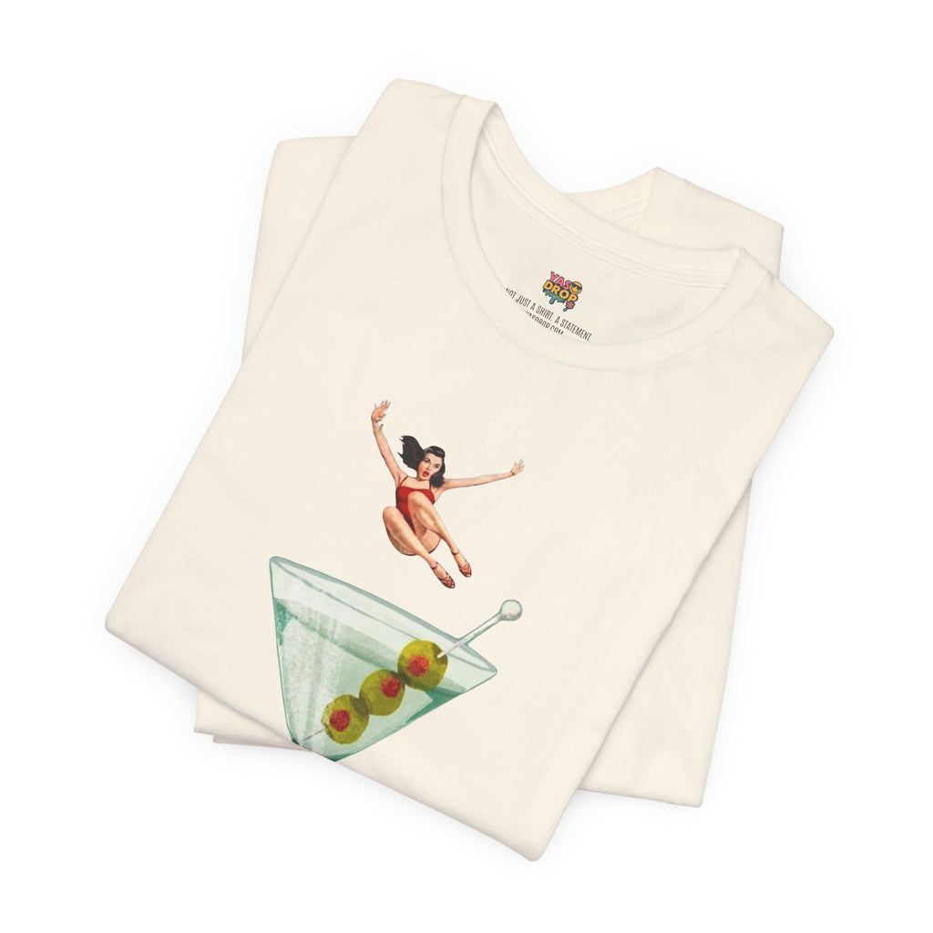 Dirty Martini Girl Graphic Tee - Retro Aesthetic Streetwear T-Shirt