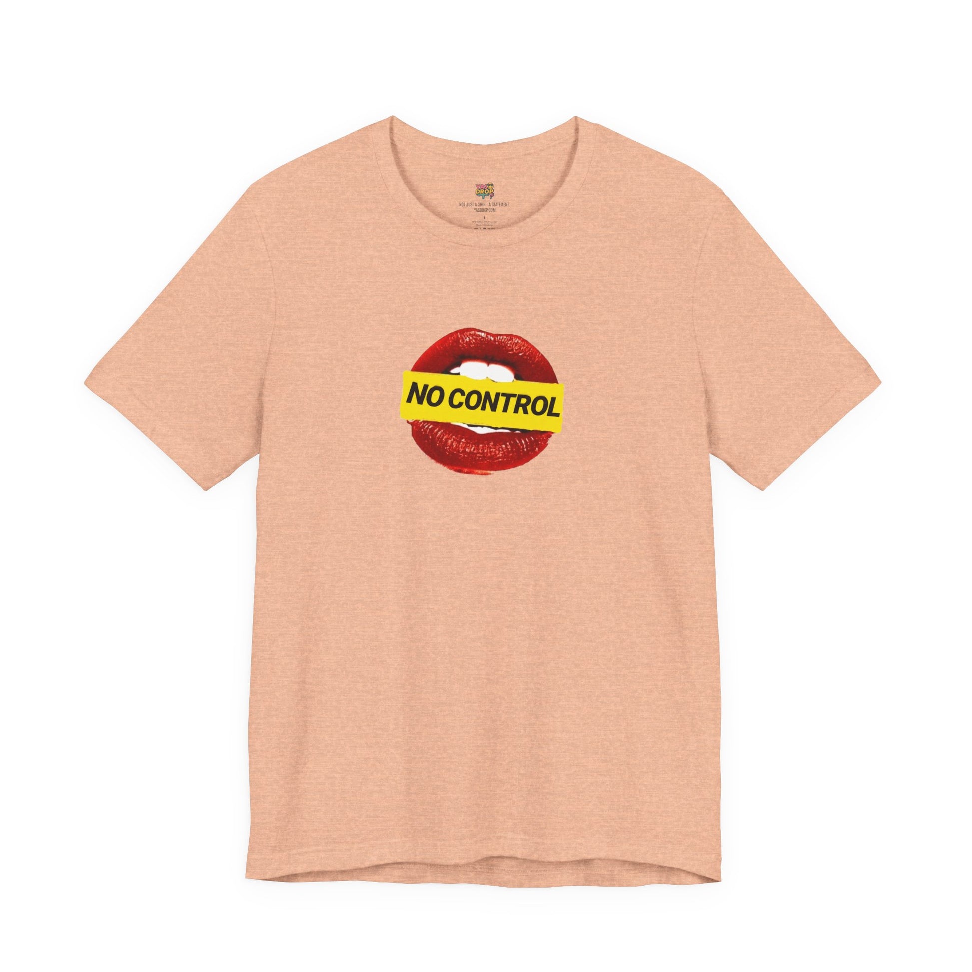"No Control" Graphic Tee – Aesthetic Y2K Streetwear Graphic T-Shirt