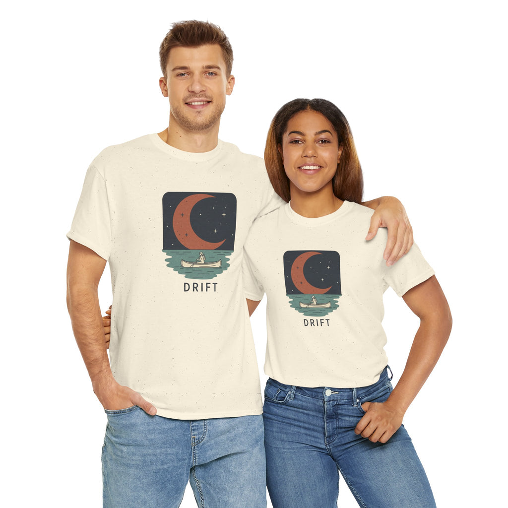 Drift & Dream: Solitude Under the Crescent Moon Tee