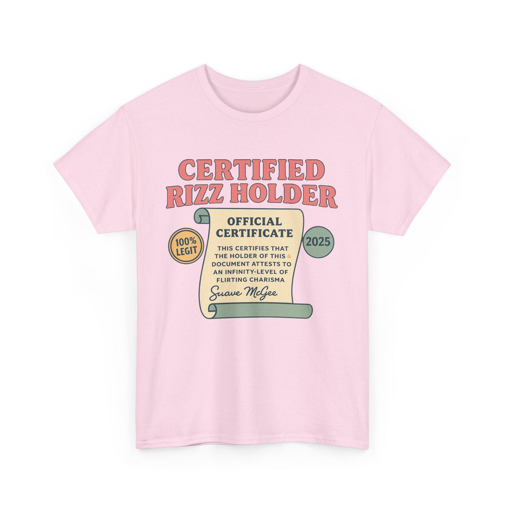 Certified Rizz Holder™ Tee – Official Drip of Charisma