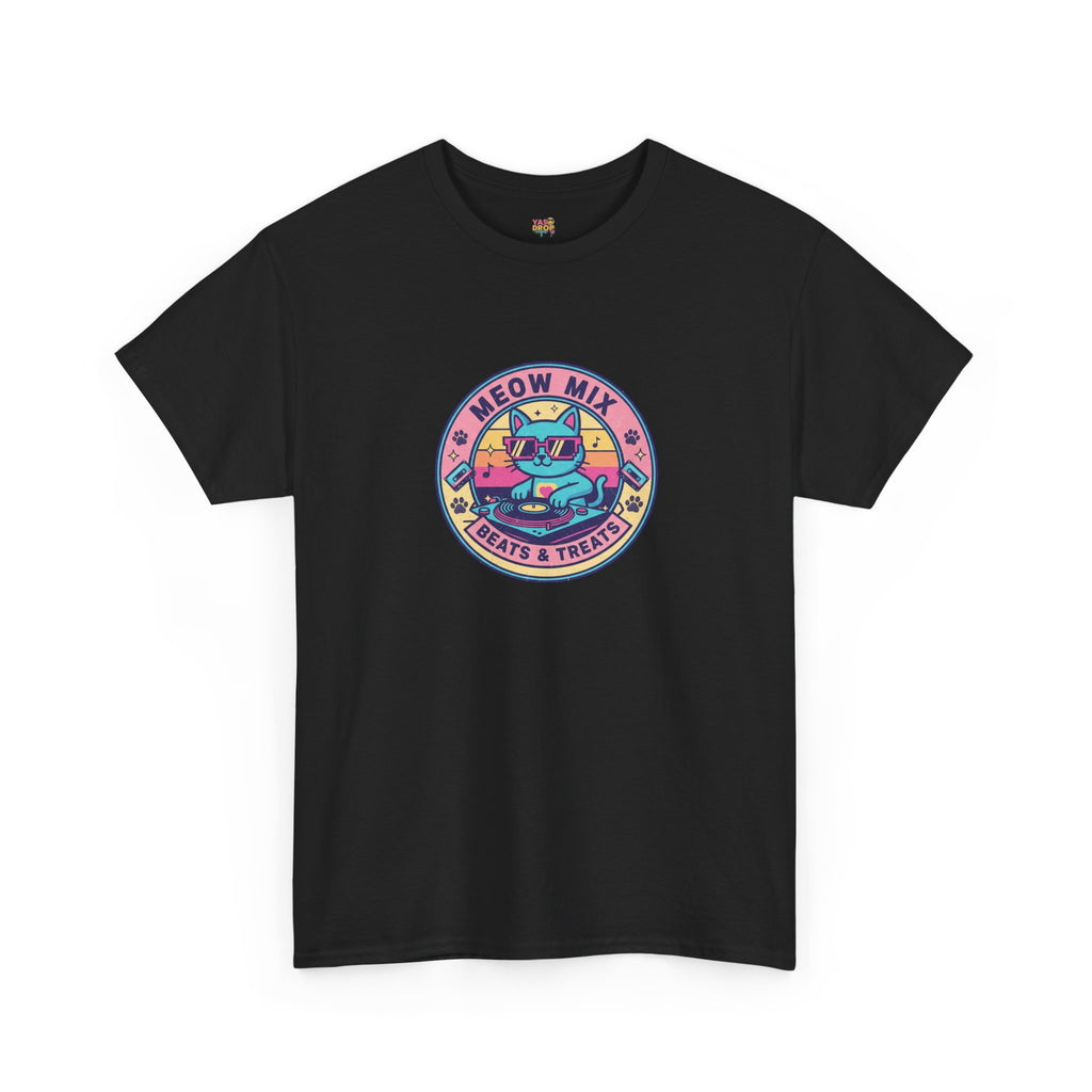 Meow Mix: Beats & Treats Retro DJ Cat Tee
