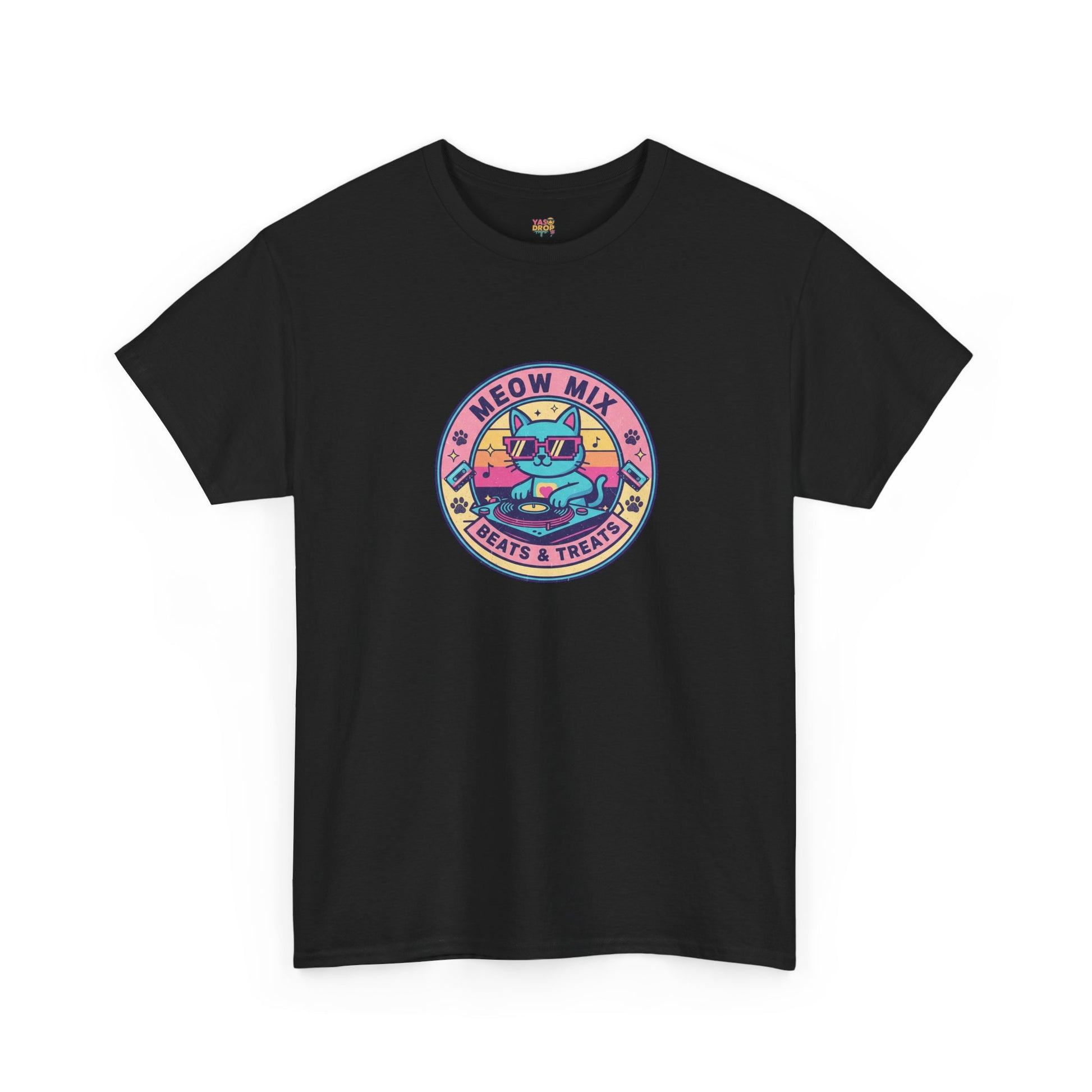 Meow Mix: Beats & Treats Retro DJ Cat Tee