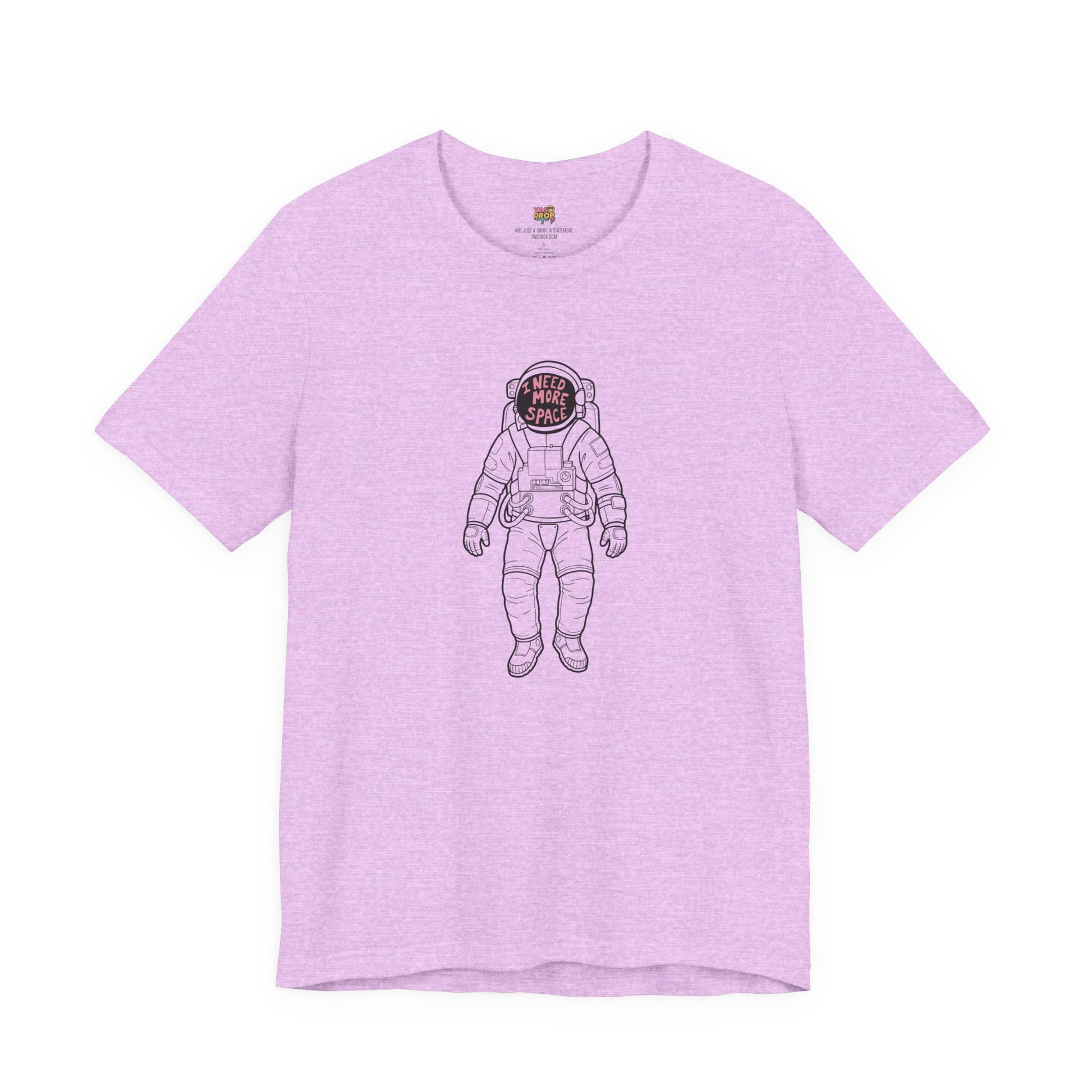 "I Need More Space" Astronaut Graphic Tee – Y2K Retro Streetwear T-Shirt