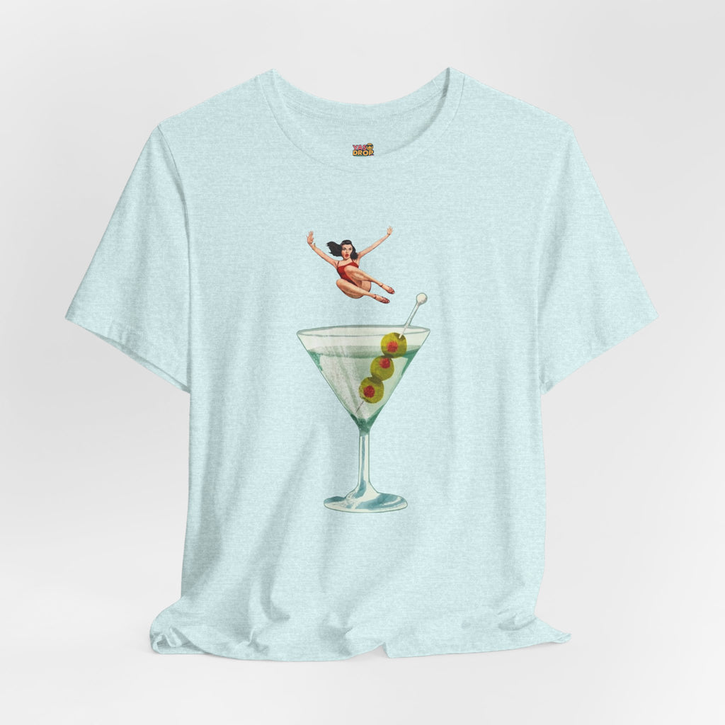 Dirty Martini Girl Graphic Tee - Retro Aesthetic Streetwear T-Shirt