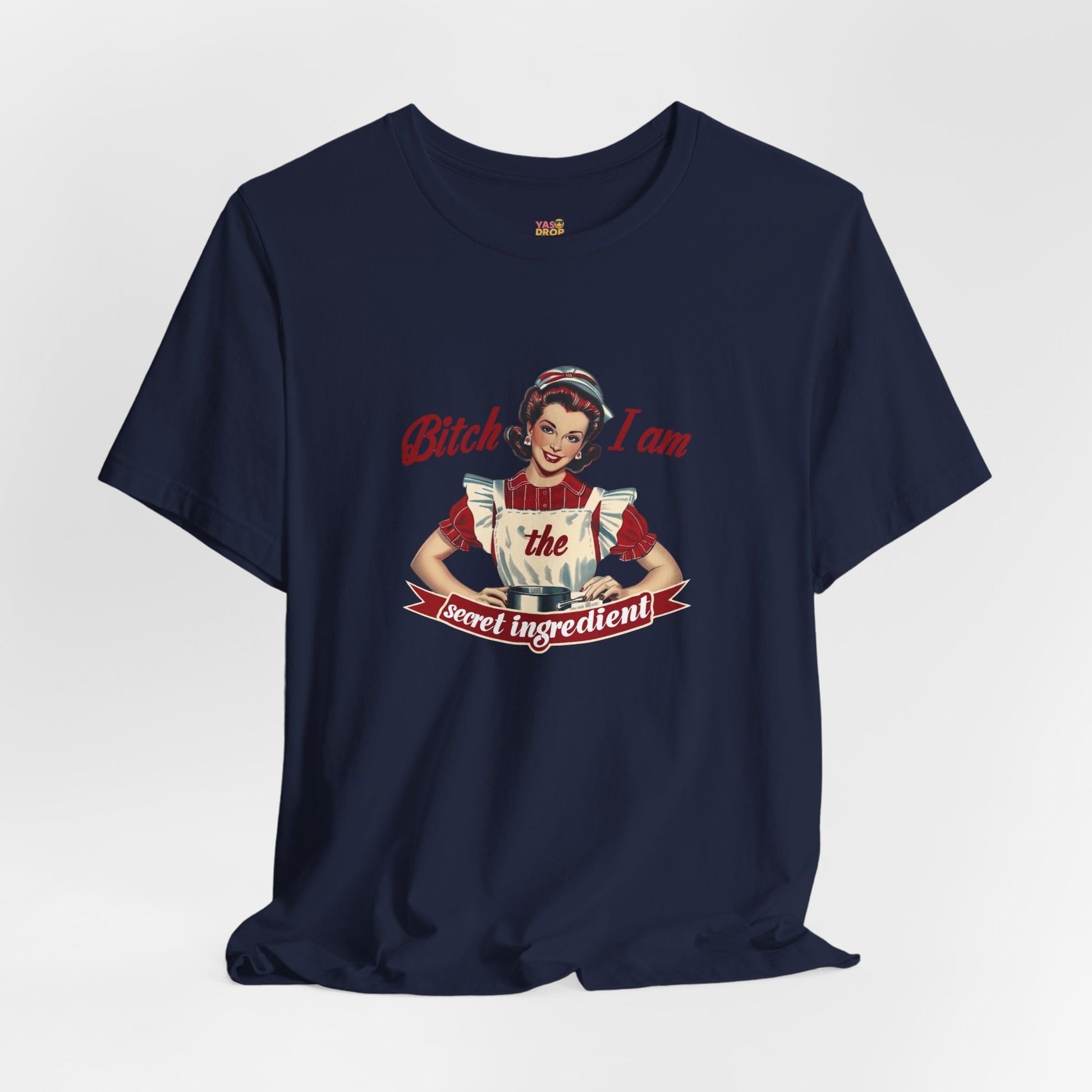 "The Secret Ingredient" Ironic Minimalist Vintage Graphic Tee