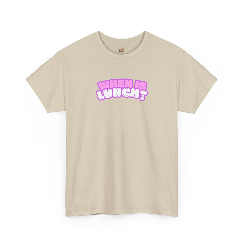 When Is Lunch? - The "Priorities" Heritage T-Shirt