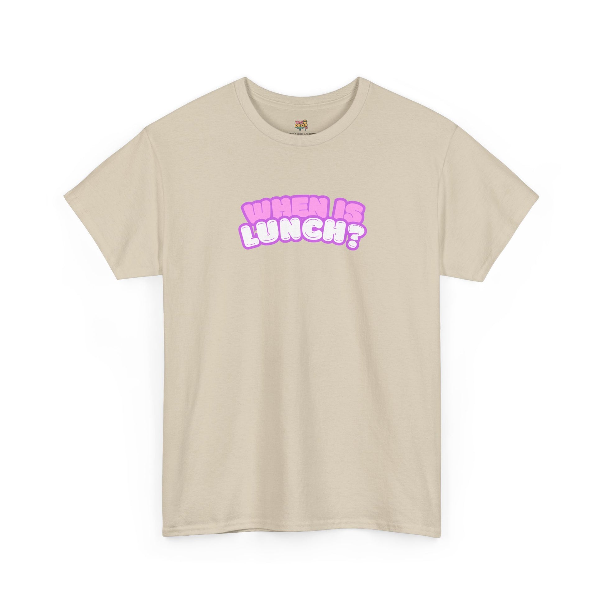 When Is Lunch? - The "Priorities" Heritage T-Shirt